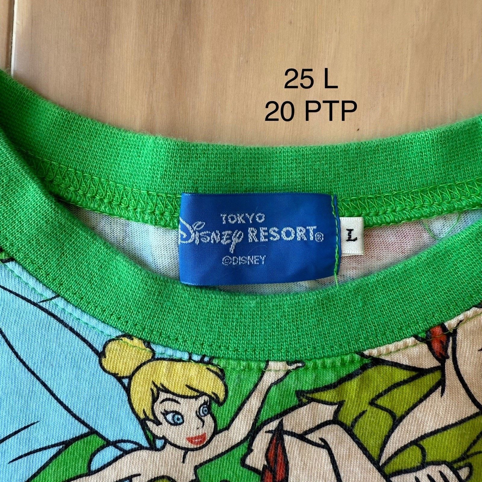 Disney Disney Peter Pan Shirt L Multicolor Tinker Bell Captain Hook Size US L / EU 52-54 / 3 - 5 Thumbnail
