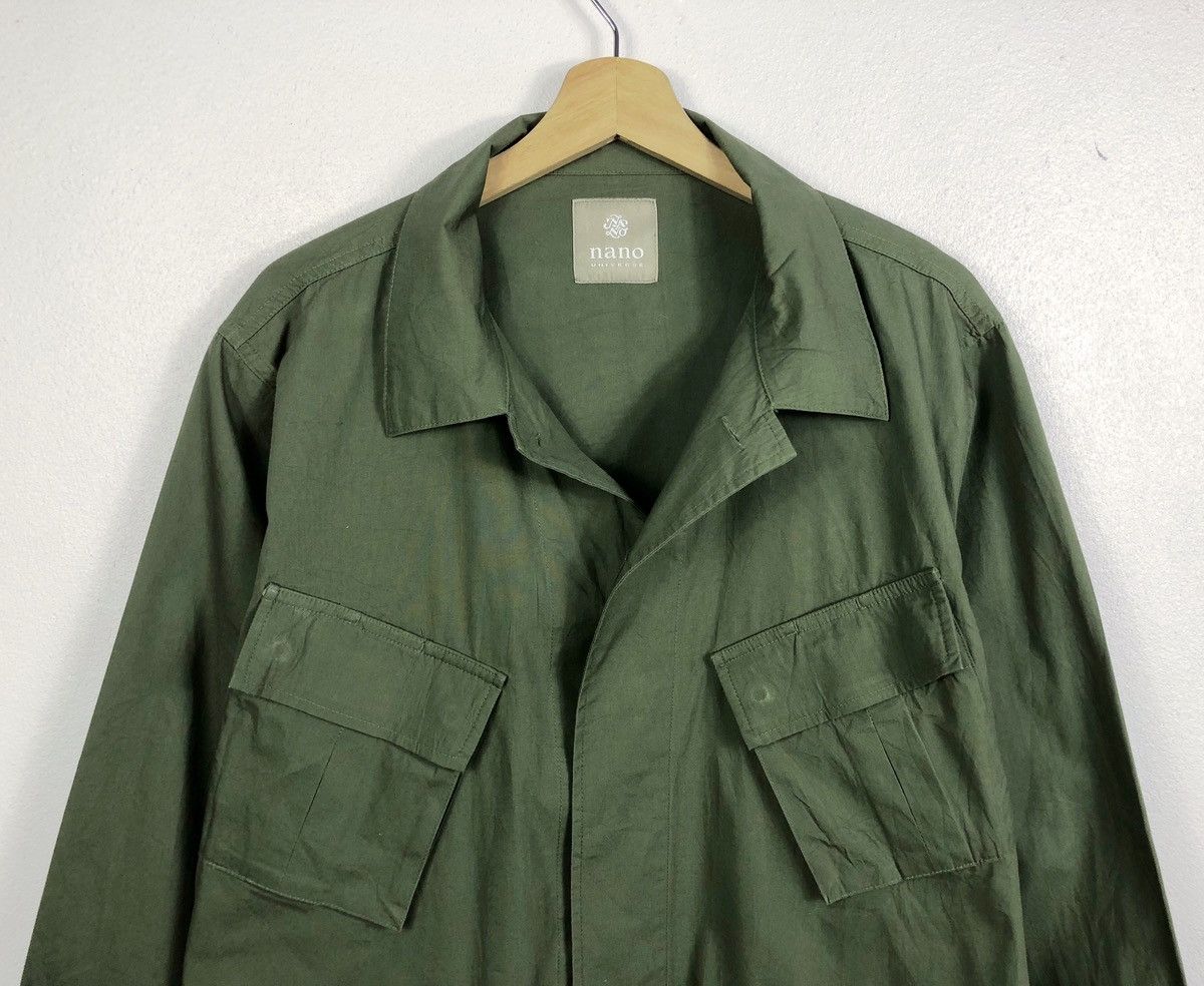 NANO universe Rare Nano Universe Japan Military Style Button Jacket Size US L / EU 52-54 / 3 - 2 Thumbnail