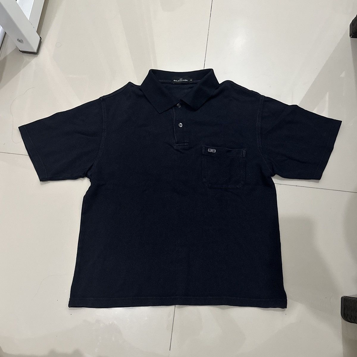 Balenciaga Balenciaga BB Polo Shirt Size US XL / EU 56 / 4 - 1 Thumbnail