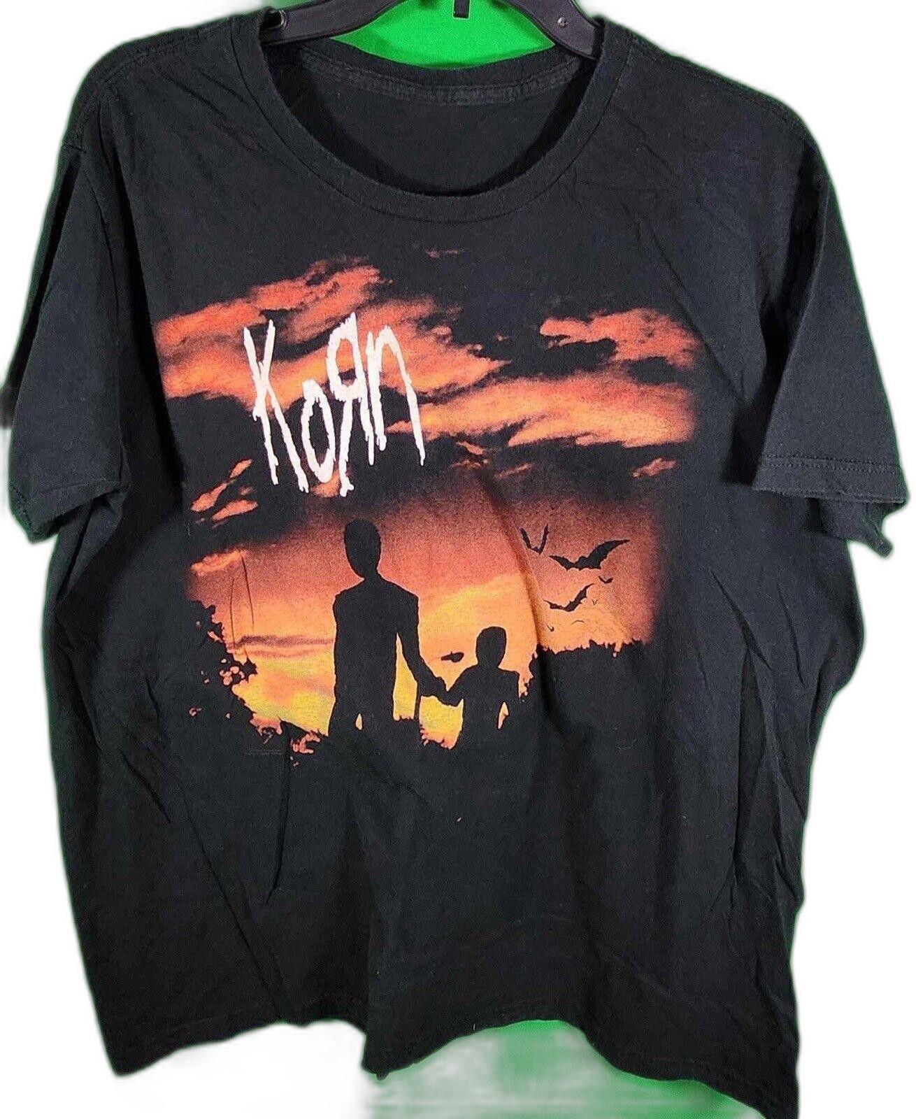 Designer Korn Graphic T-Shirt - Black Sunset Design Size US XXL / EU 58 / 5 - 1 Thumbnail