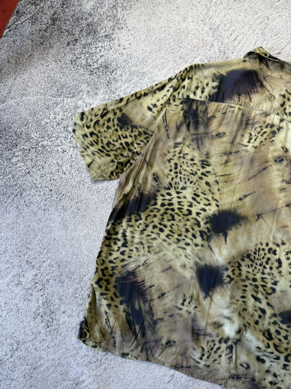 Allsaints Designer Allsaints AWA Leopard Hawaii crazy oversize shirt Size US L / EU 52-54 / 3 - 21 Thumbnail