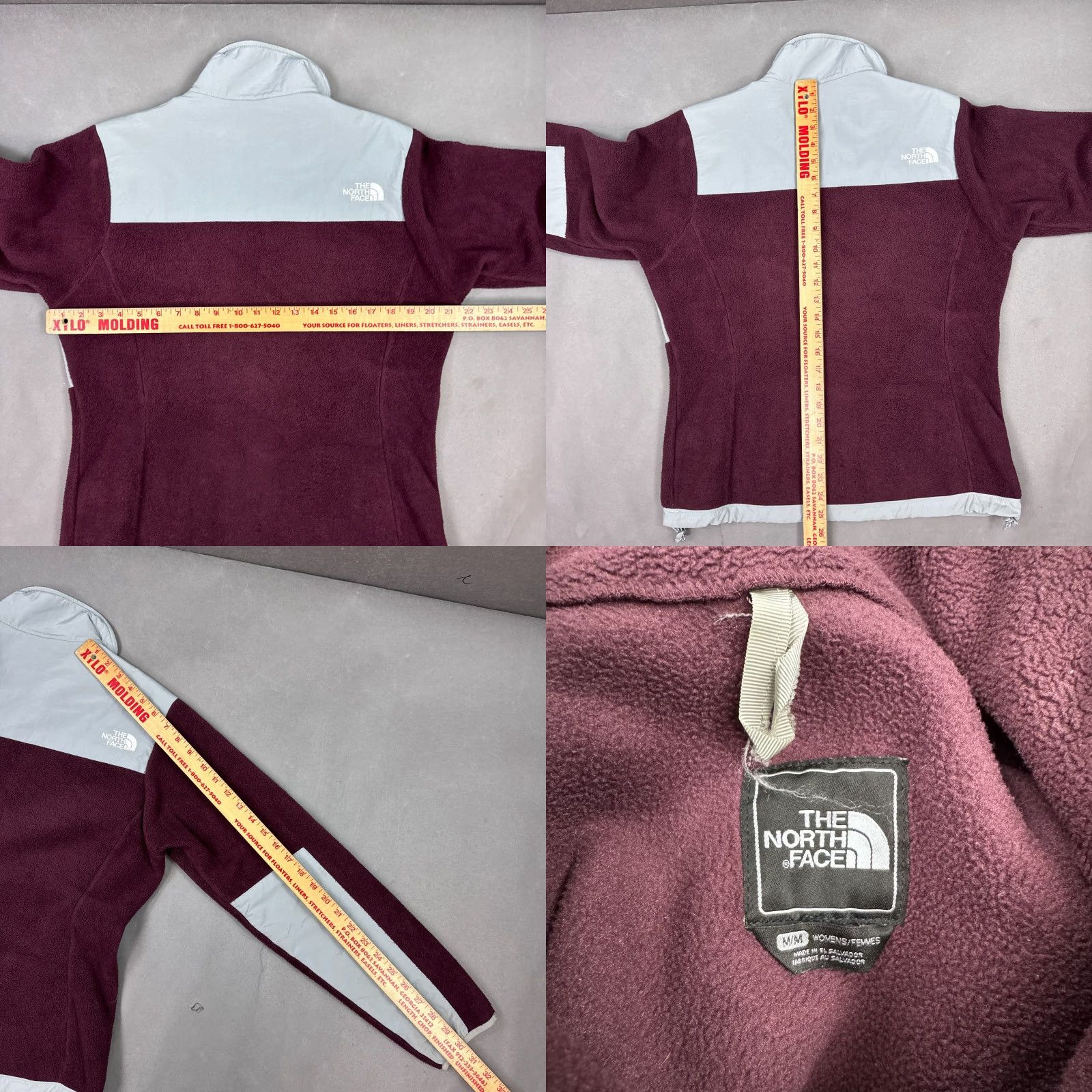 The North Face The North Face Jacket Womens Medium Burgundy Red Snow Ski Chore Work Polartec Jacket Size M / US 6-8 / IT 42-44 - 8 Thumbnail