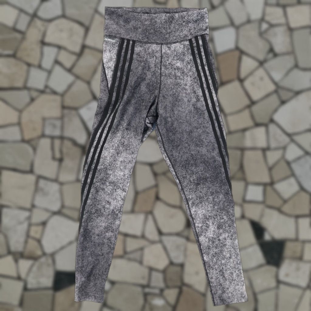 Adidas Adidas Aeroready 7/8 Tight Leggings Pants Gray Patterned Women's S Size 28" / US 6 / IT 42 - 1 Thumbnail