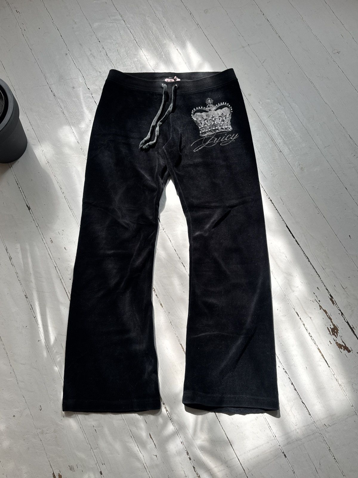 Juicy Couture VINTAGE VELOUR JUICY COUTURE 2000s PANTS Size 32" / US 10 / IT 46 - 1 Thumbnail