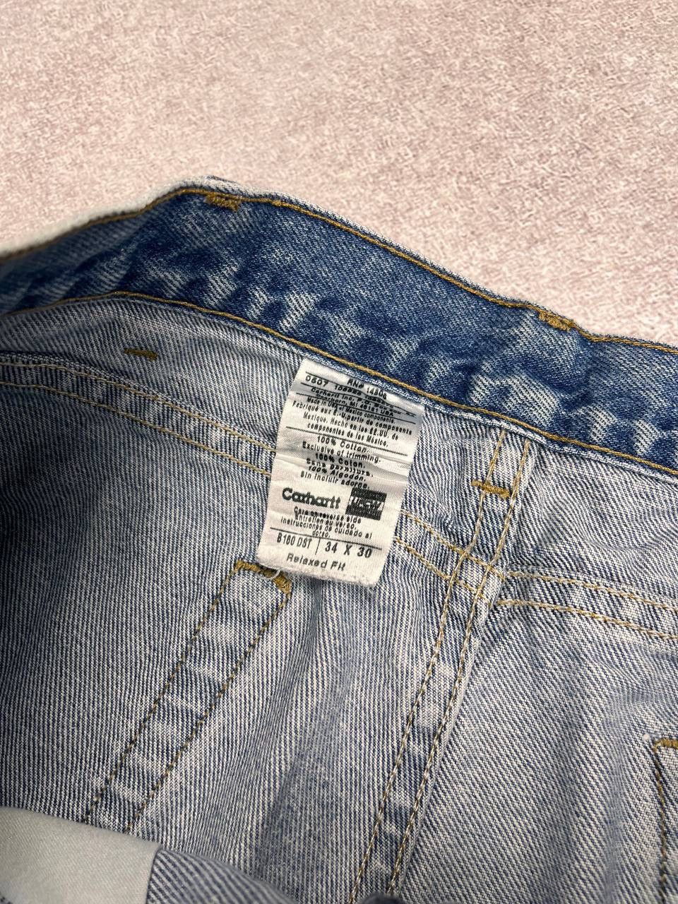 Carhartt × Vintage Vintage Carhartt Relaxed Fit Baggy Stonewashed Jeans 34 Size US 34 / EU 50 - 7 Thumbnail