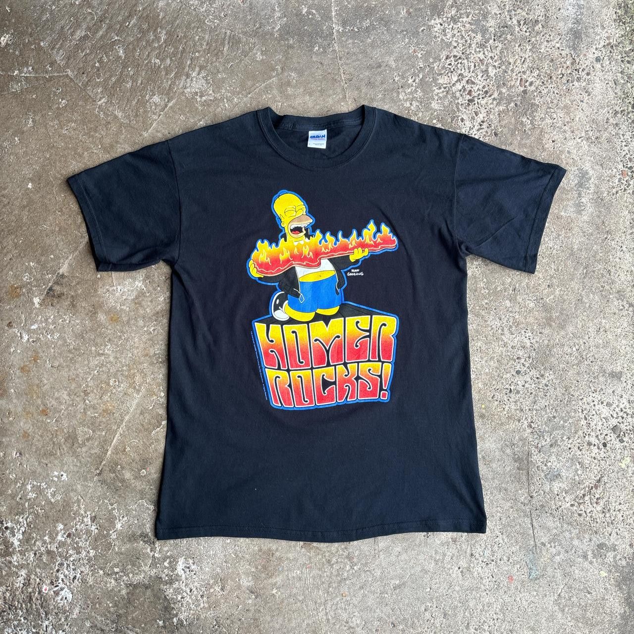 Gildan Black Gildan ‘Homer Rocks’ T-Shirt Size US L / EU 52-54 / 3 - 1 Thumbnail