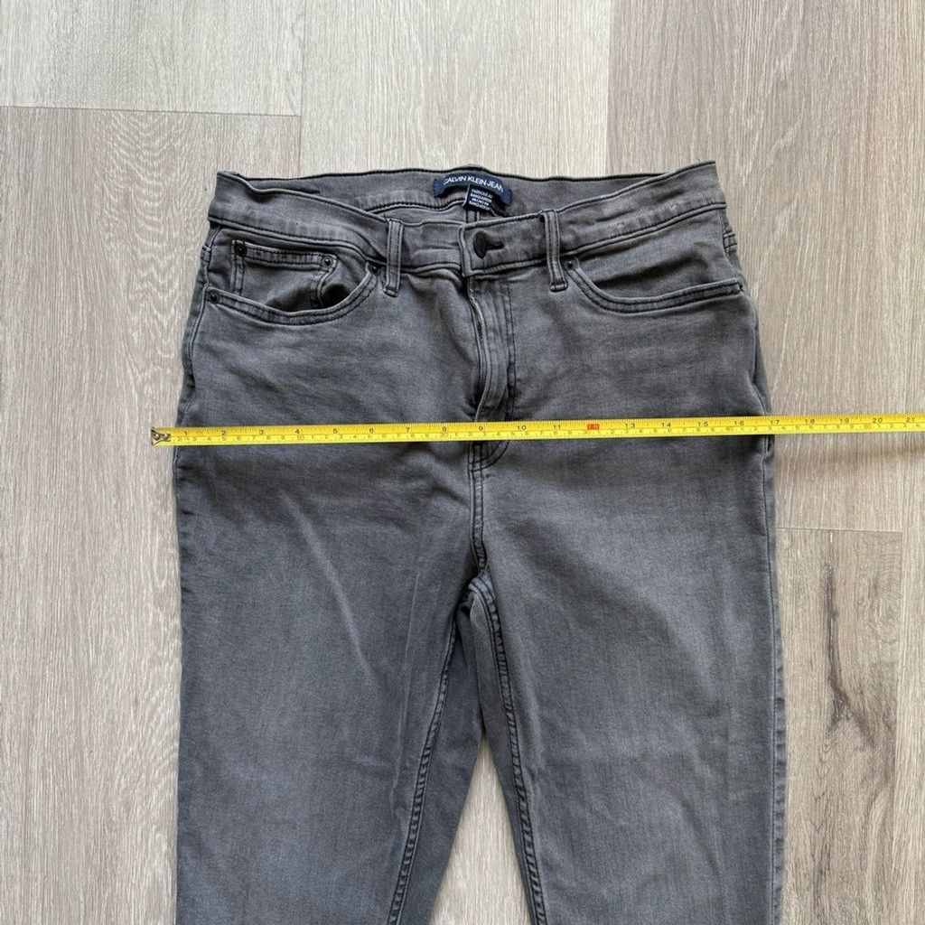 Calvin Klein Calvin Klein Gray Skinny Jeans Modern Fit Size 34" / US 12 / IT 48 - 8 Thumbnail