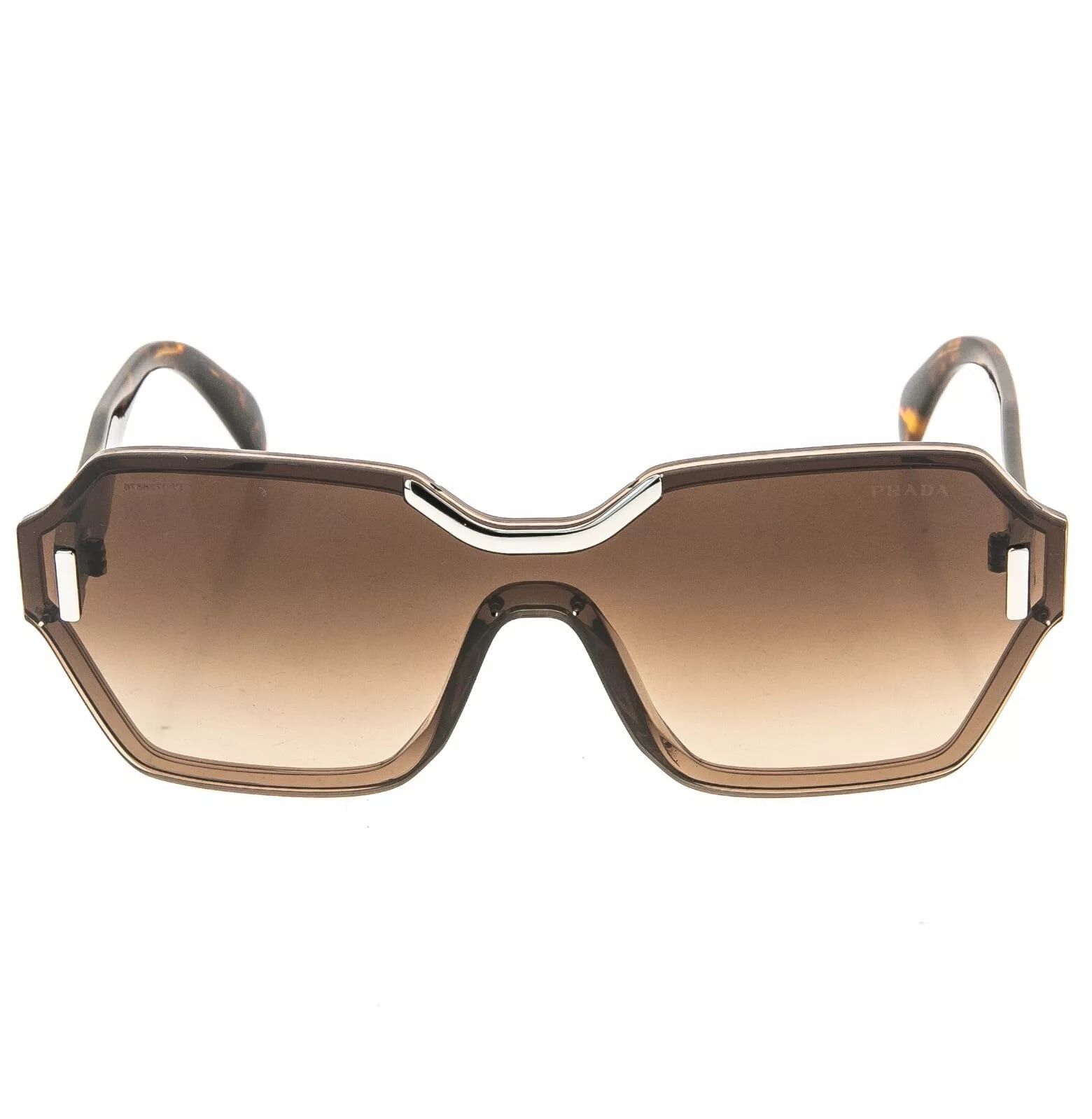 Prada PRADA HIDE PR15TS Shield Fashion Bold Sunglasses 15T Size ONE SIZE - 10 Thumbnail