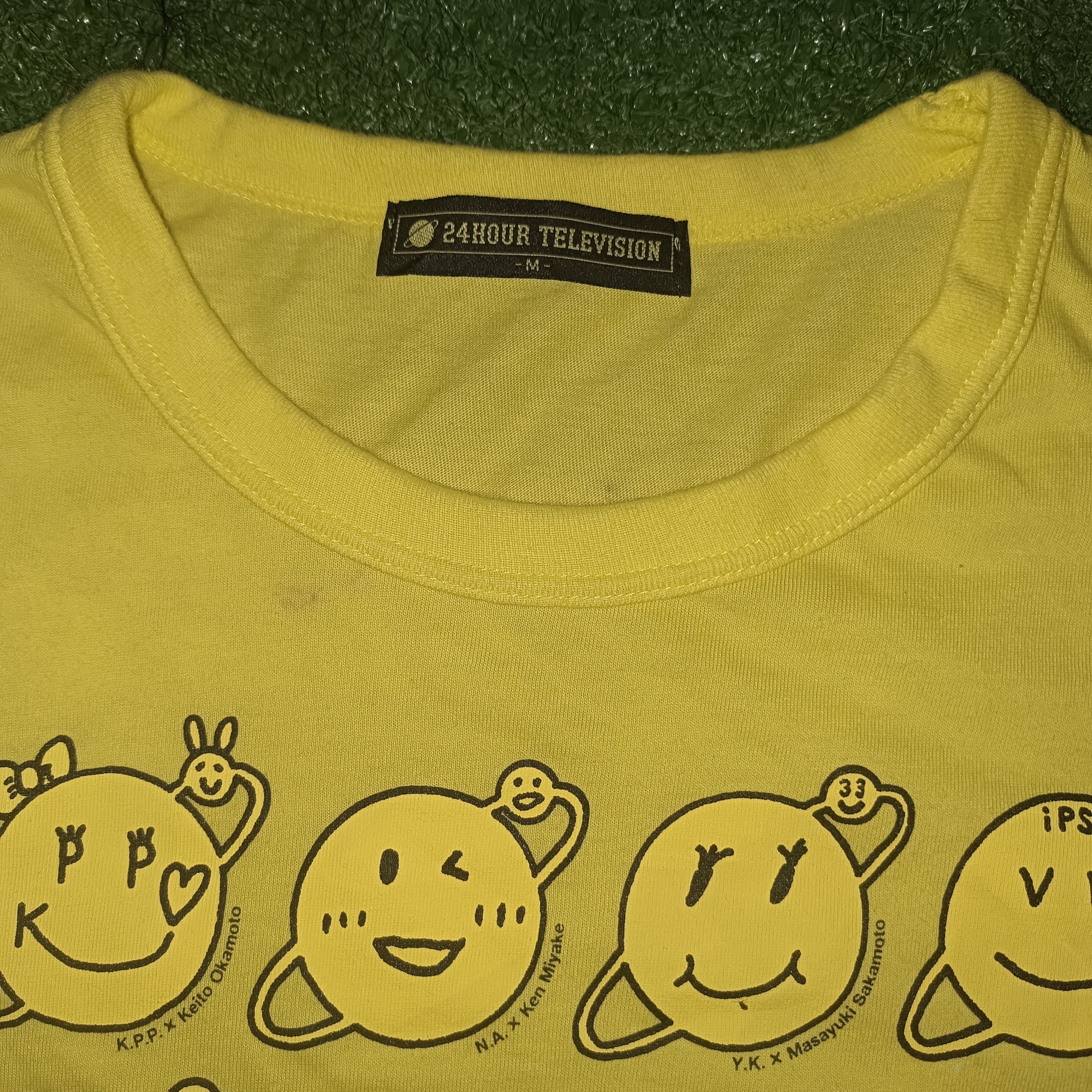 Japanese Brand × Vintage Tshirt short sleeve 24 hours television vintage Size US M / EU 48-50 / 2 - 5 Thumbnail