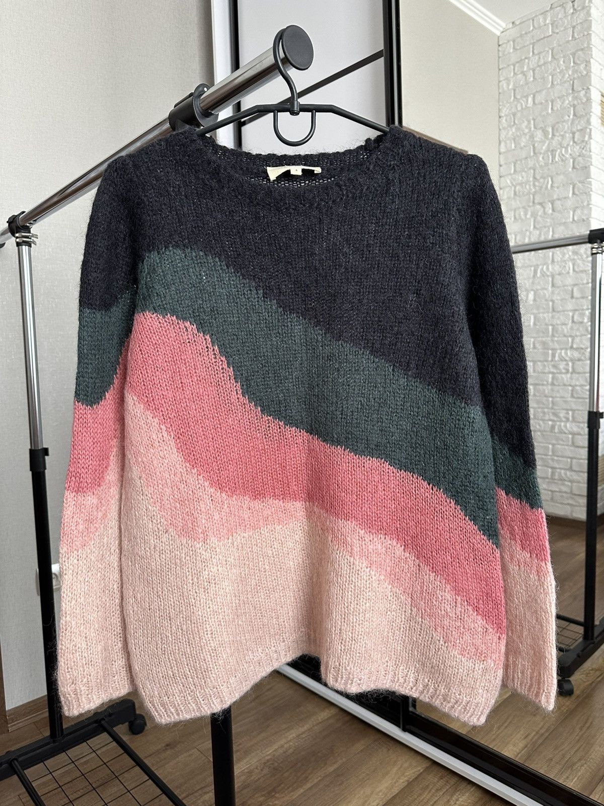 Sezane La Maille Sezane Alpaca Mohair Knit Sweater Pullover Size S / US 4 / IT 40 - 2 Thumbnail