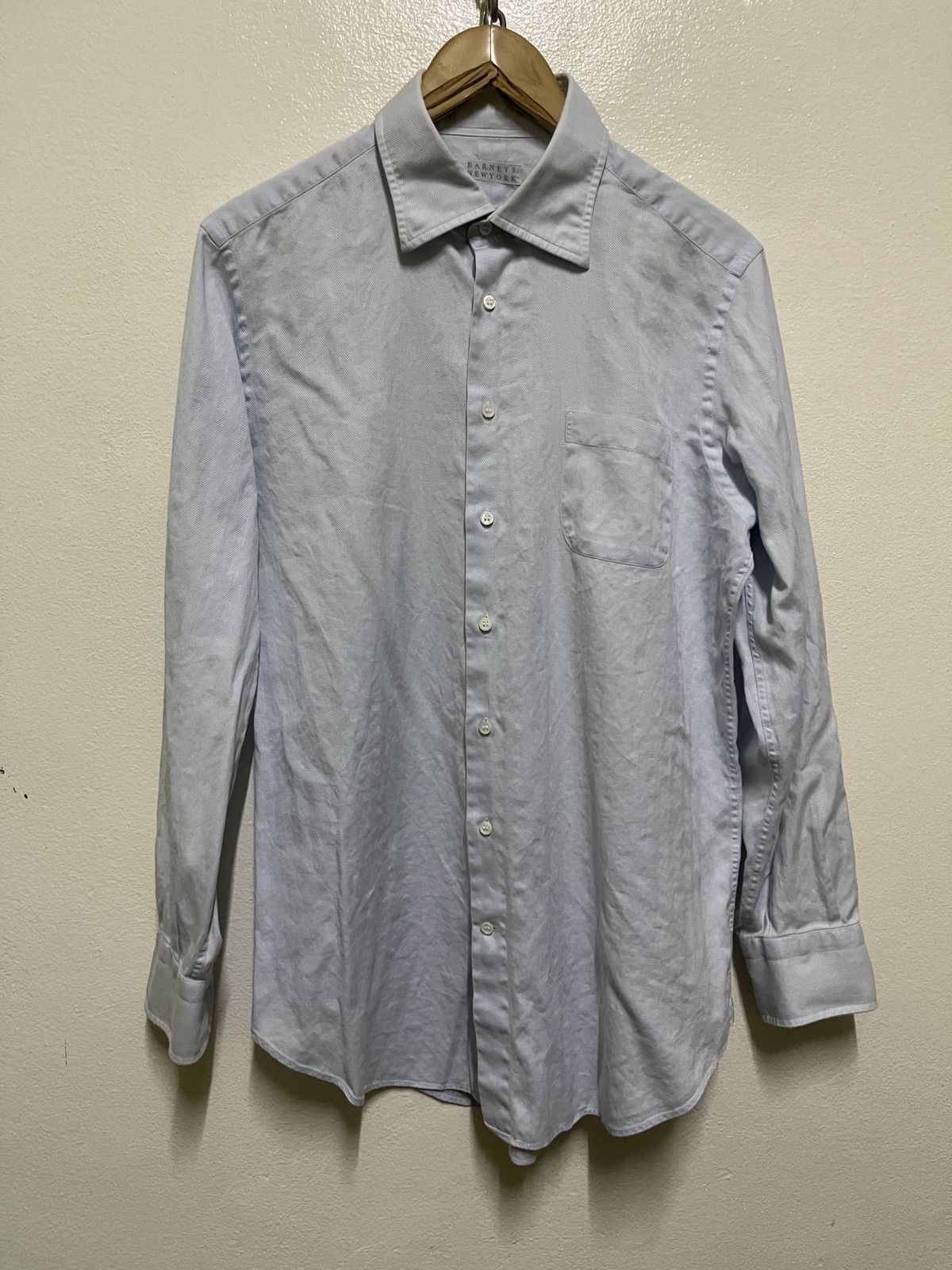 Barneys New York Barneys NY Shirt Long Sleeve Size US L / EU 52-54 / 3 - 1 Thumbnail