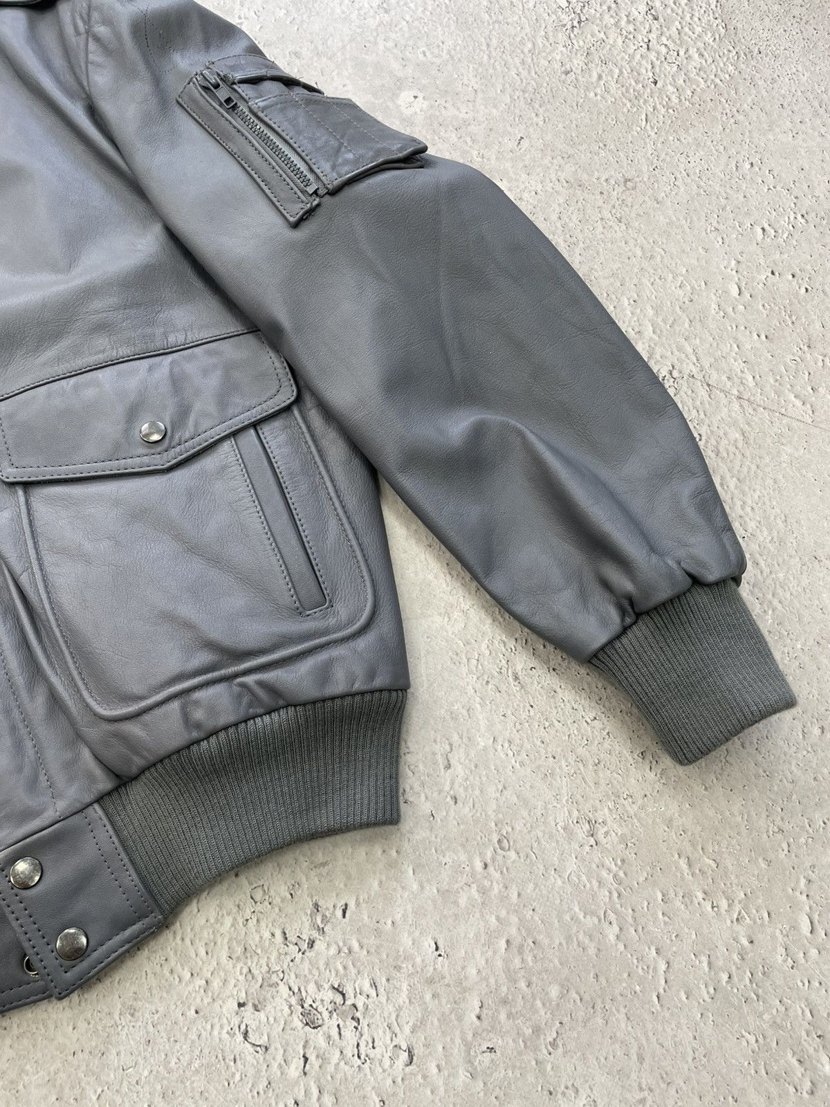 Schott Leather aviation leather jacket schott style retro style y2k Size US M / EU 48-50 / 2 - 5 Thumbnail