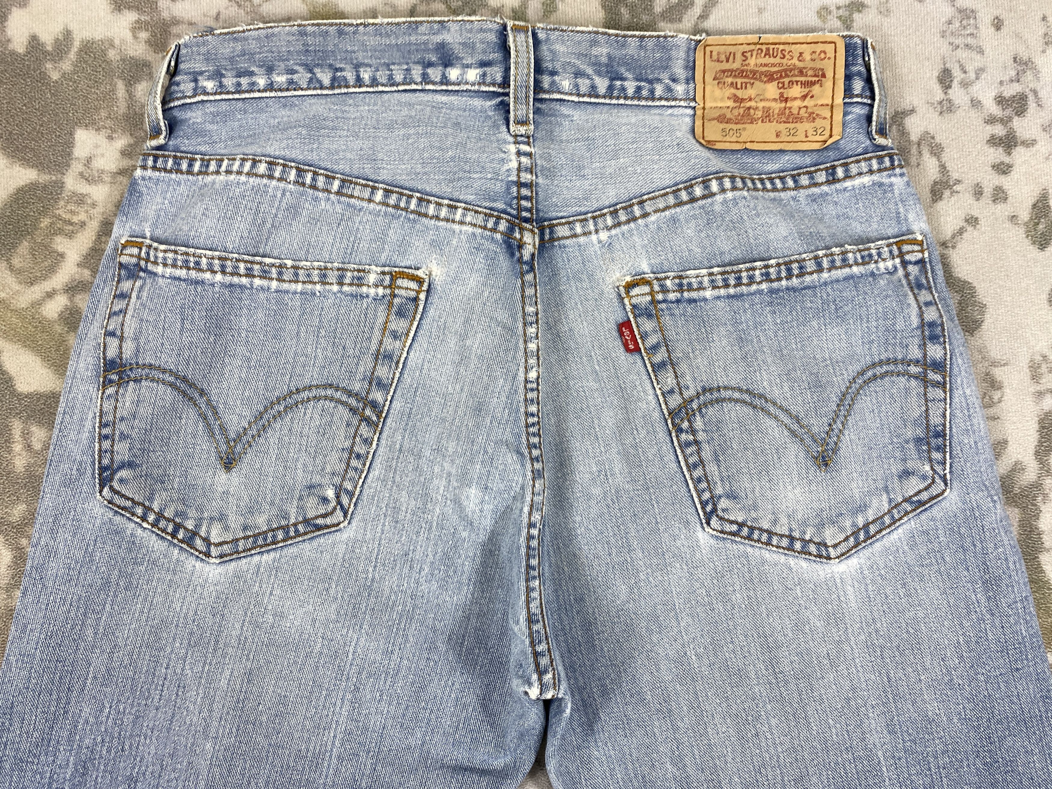 Japanese Brand Light Wash Vintage Levi's 505 Denim 32x31 -JN199 Size US 32 / EU 48 - 4 Thumbnail