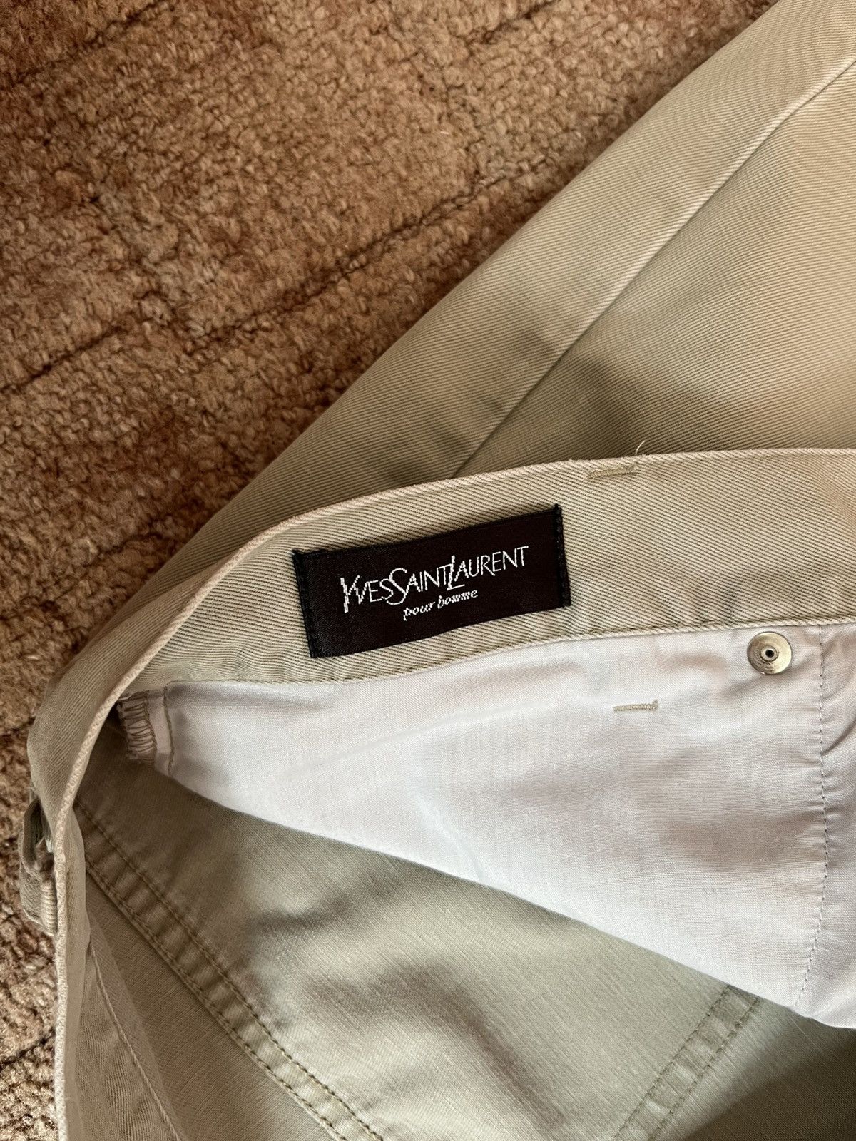 Yves Saint Laurent Vintage Yves Saint Laurent YSL Denim Jeans Big Logo 90's Size US 32 / EU 48 - 5 Thumbnail