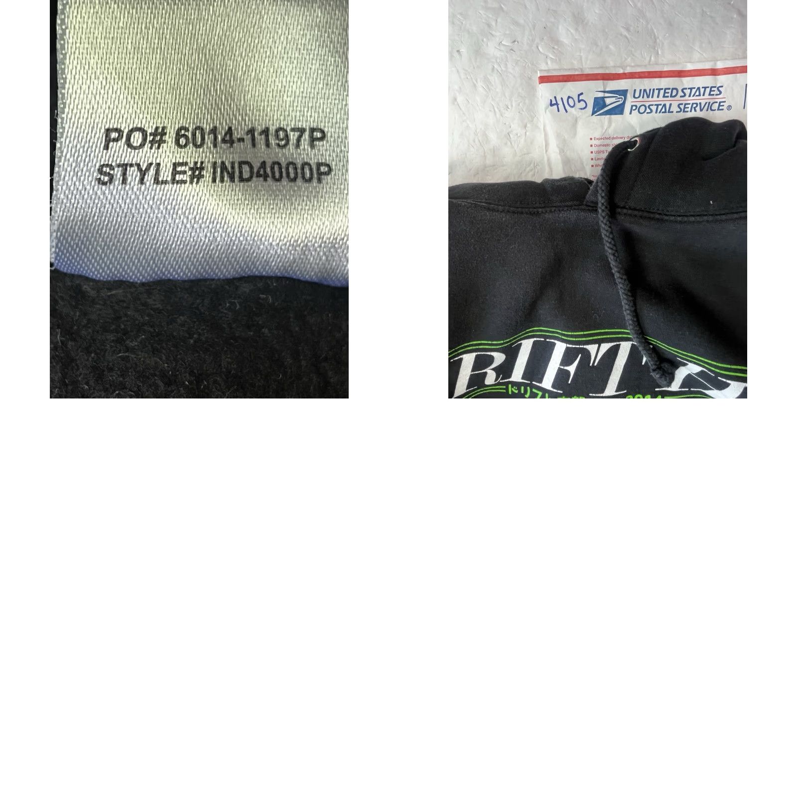 Vintage DRIFT HQ Hoodie Pullover Men's 2XL Black Size US XXL / EU 58 / 5 - 8 Thumbnail