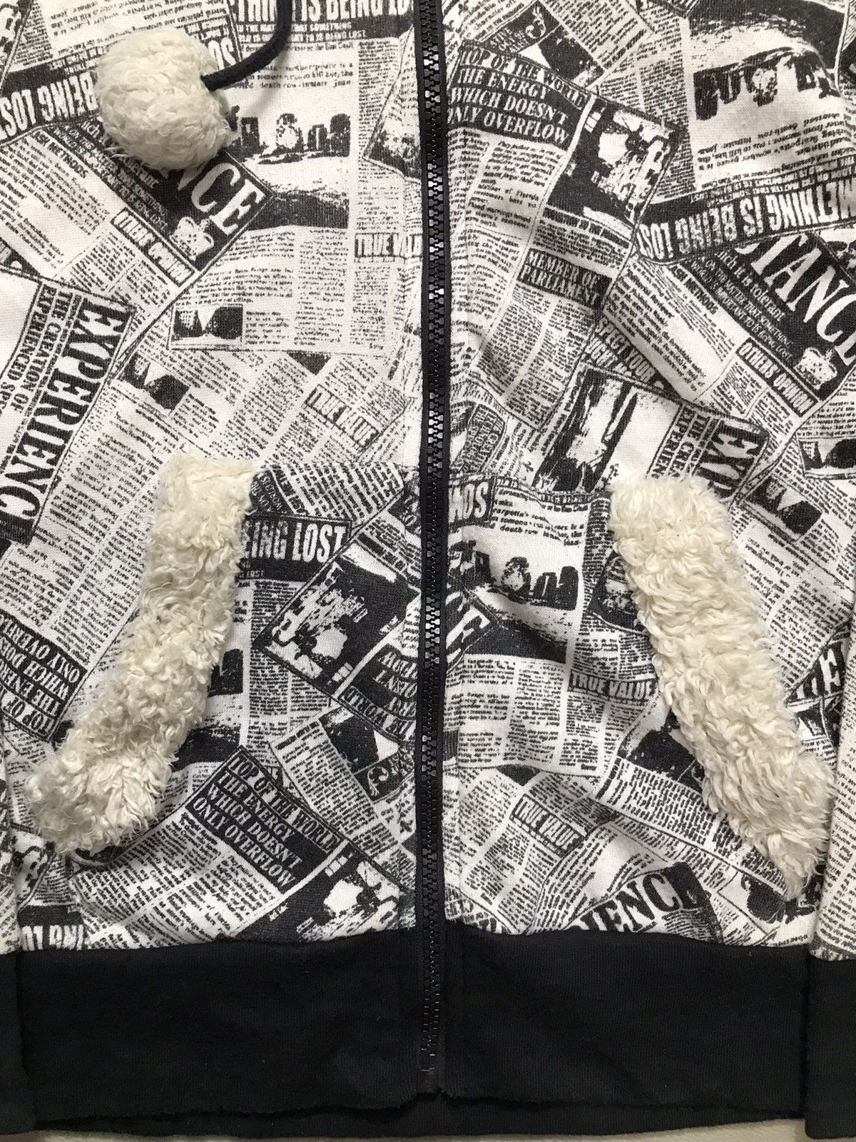 Hysteric Glamour Spinkle Fur Hoodie magazine printed styled Size US M / EU 48-50 / 2 - 3 Thumbnail