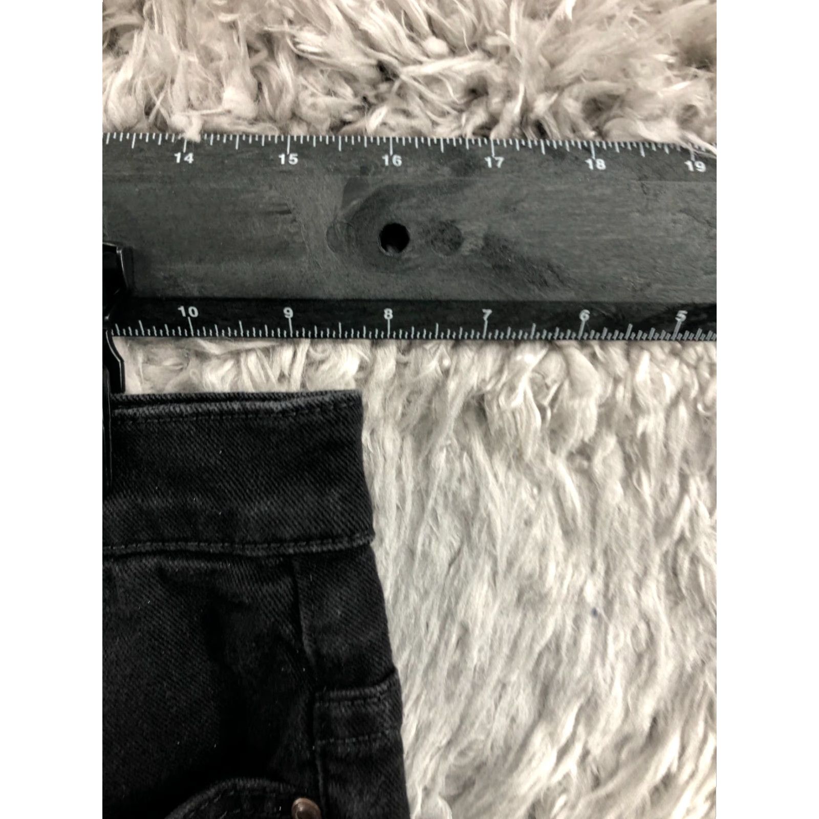 Lee Lee Relaxed Straight Jeans Mens 10 Dark Wash Black Denim 5-Pocket City Style Straight Fit Regular Waist 30in Inseam 30in Jeans Black Mens Size 32" / US 10 / IT 46 - 2 Thumbnail