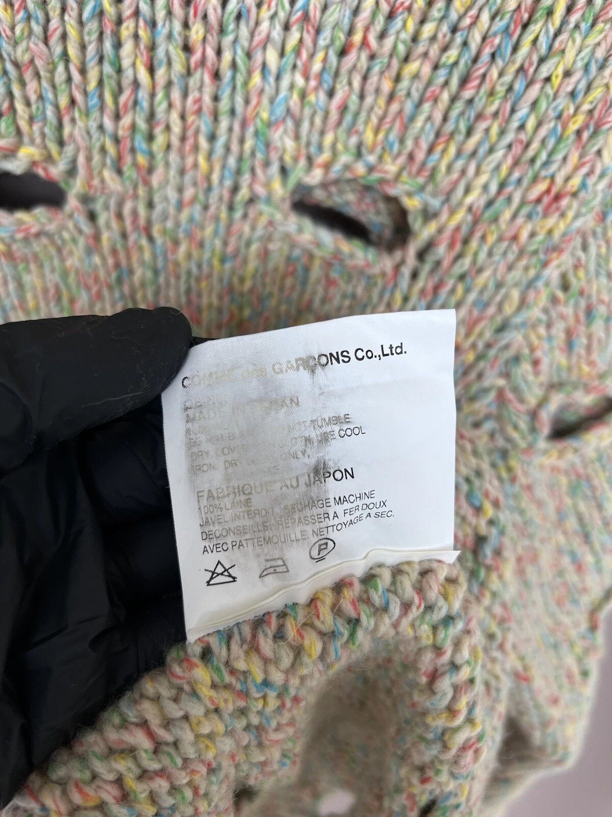Comme des Garcons Comme Des Garcons Rare Knit Hole Sweater Womens Size S/M Size S / US 4 / IT 40 - 12 Thumbnail