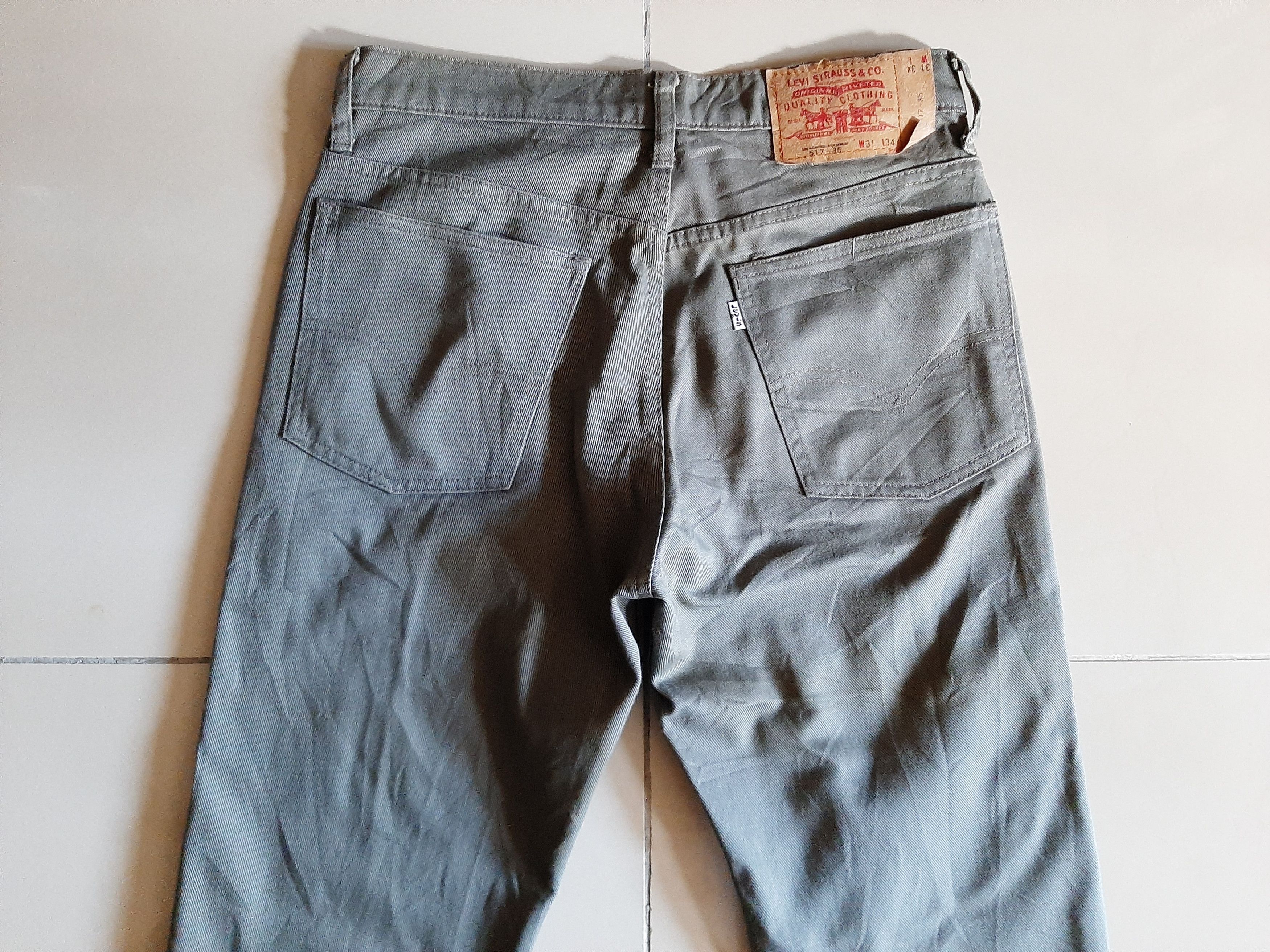 Designer × Levi's Vintage Clothing Crazy Vtg Levis 517 Flared Design 🔥 white tag Size US 31 - 2 Thumbnail
