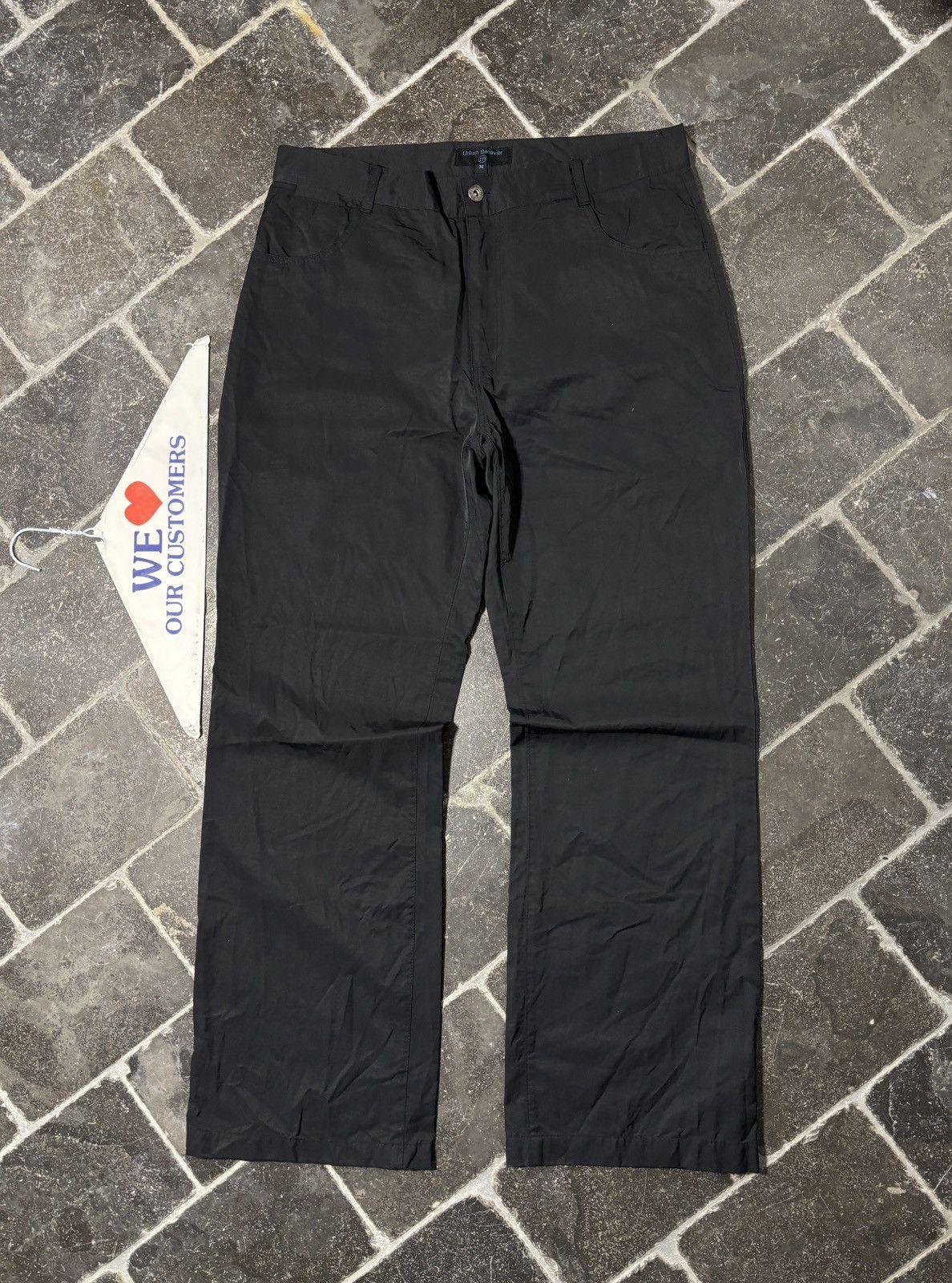 Urban Behavior Vintage Nylon Pants Y2K Urban Behavior Mens Prada Waxed 90s Size US 33 - 11 Thumbnail
