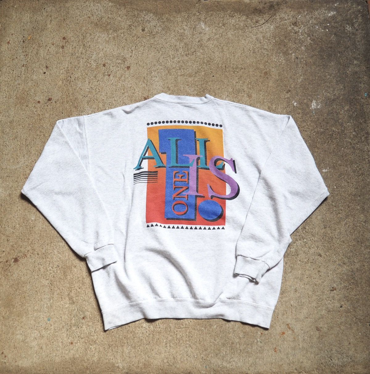 Hard Rock Cafe Hard Rock Cafe "All Is One" 1990 vintage crewneck sweatshirt Size US XL / EU 56 / 4 - 1 Thumbnail