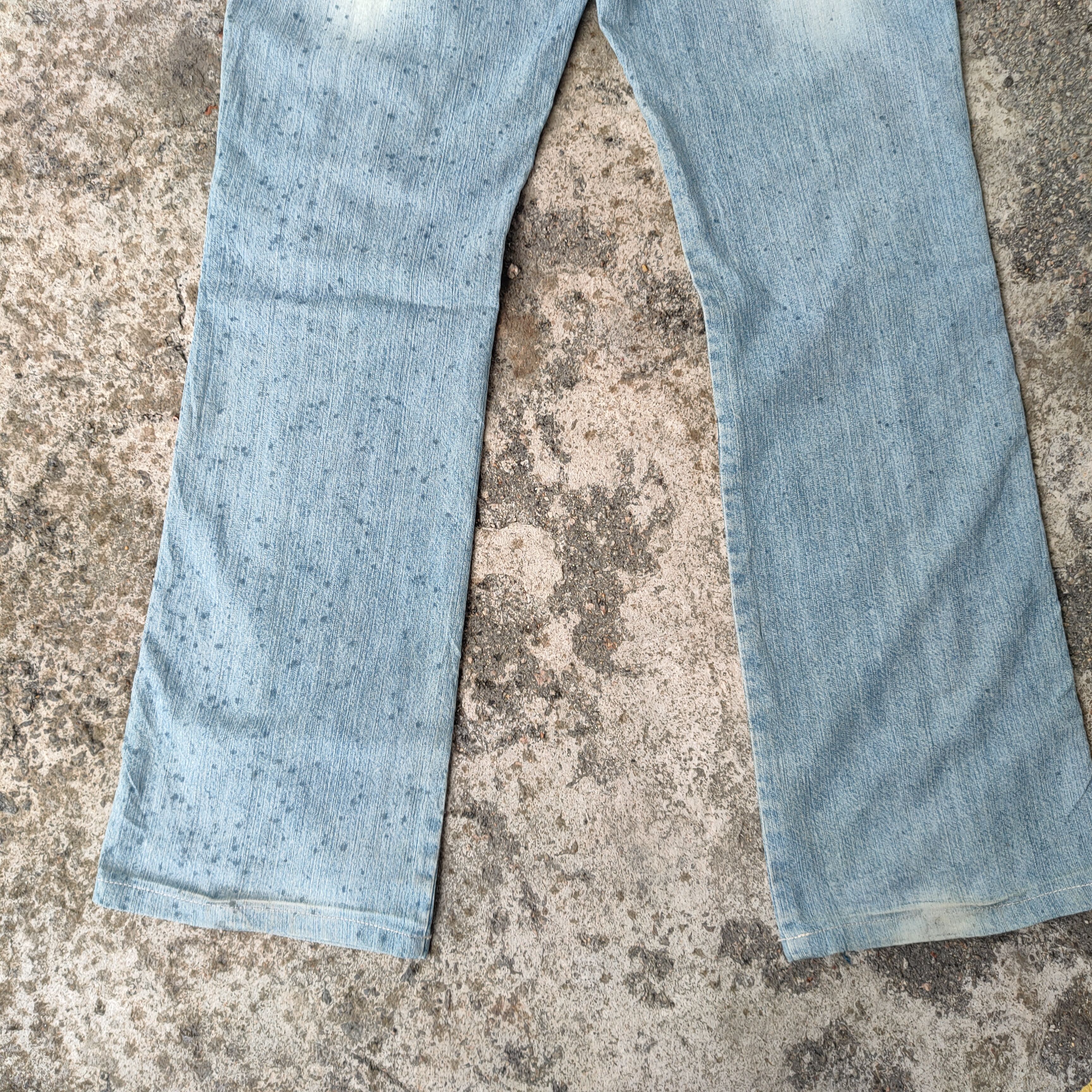 Japanese Brand × Jean × Vintage FLARE VINTAGE ROSS WOMAN FADED RIPPED JEANS DENIM PANTS Size US 28 / EU 44 - 10 Thumbnail