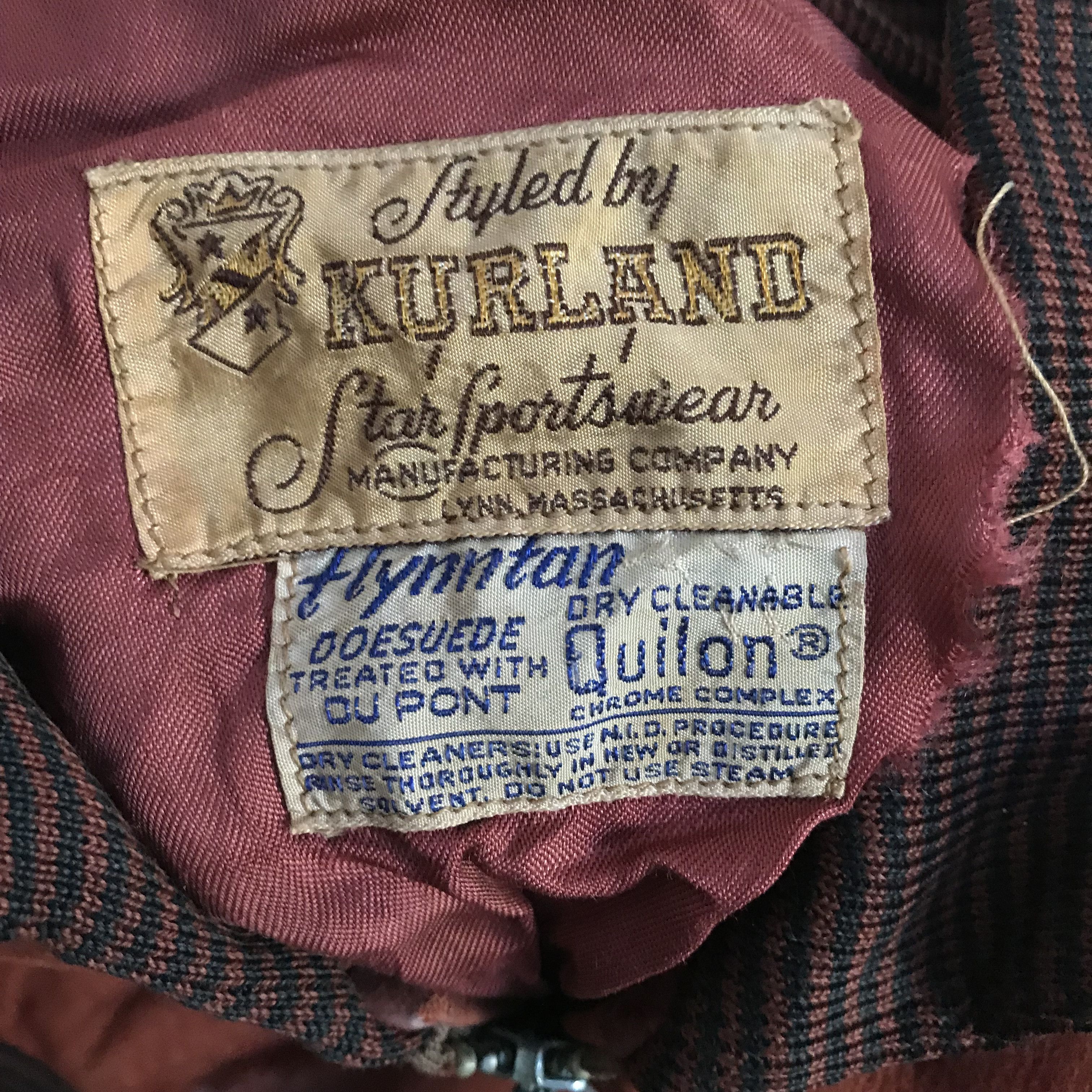 DuPont Genuine 1950’s KURLAND star sportswear Front Quarter bomber Size US M / EU 48-50 / 2 - 2 Thumbnail