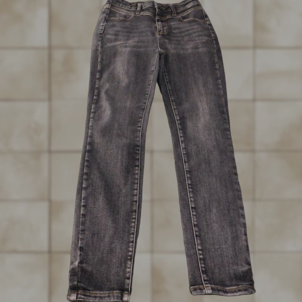 Denime Judy Blue Jeans Skinny Retro Denim 28 Women's Blue Cotton Blend Stretch Zipper Pockets Size 42" / US 20 - 1 Thumbnail