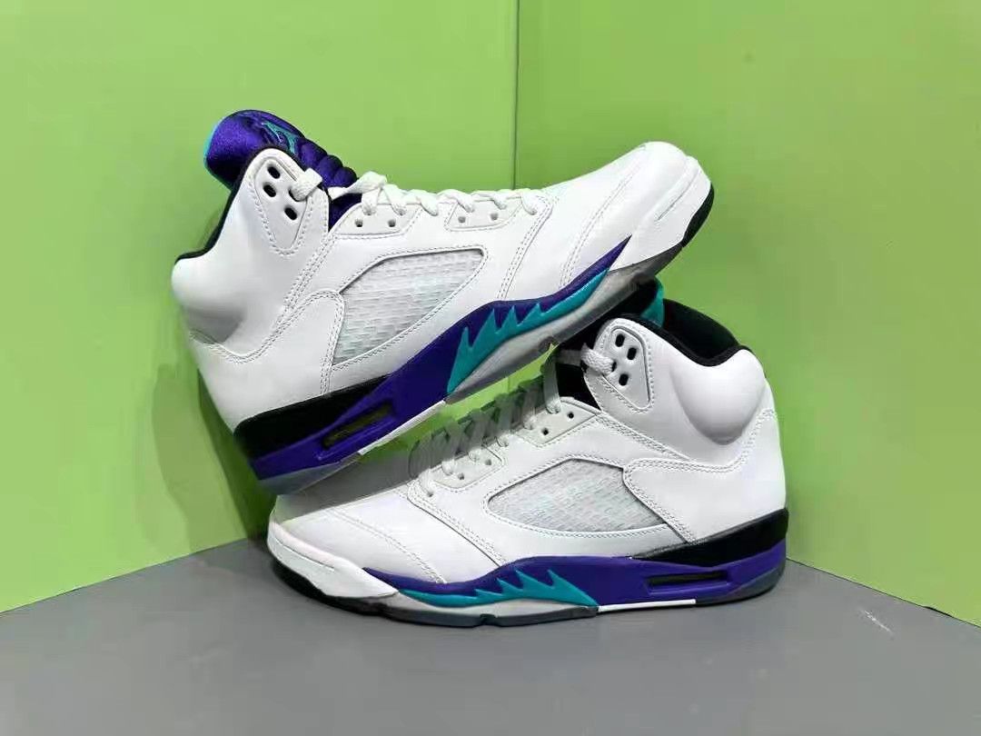 Jordan Brand Air Jordan 5 Retro Grape Basketball Shoes K15 Size US 10 / EU 43 - 4 Thumbnail