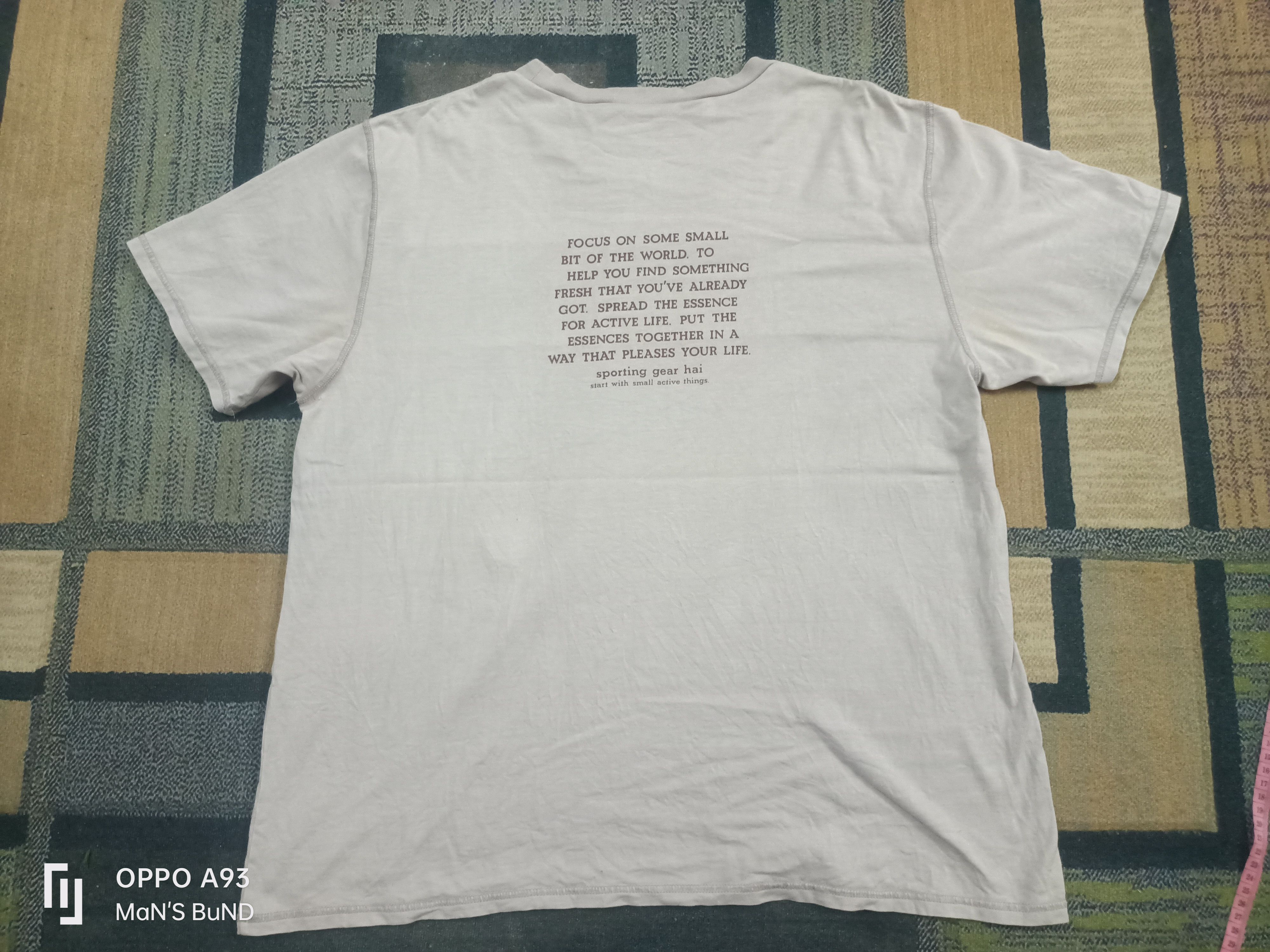 Designer × Hai Sporting Gear × Issey Miyake 90s Hai Sporting Gear T-shirt Size US M / EU 48-50 / 2 - 2 Thumbnail