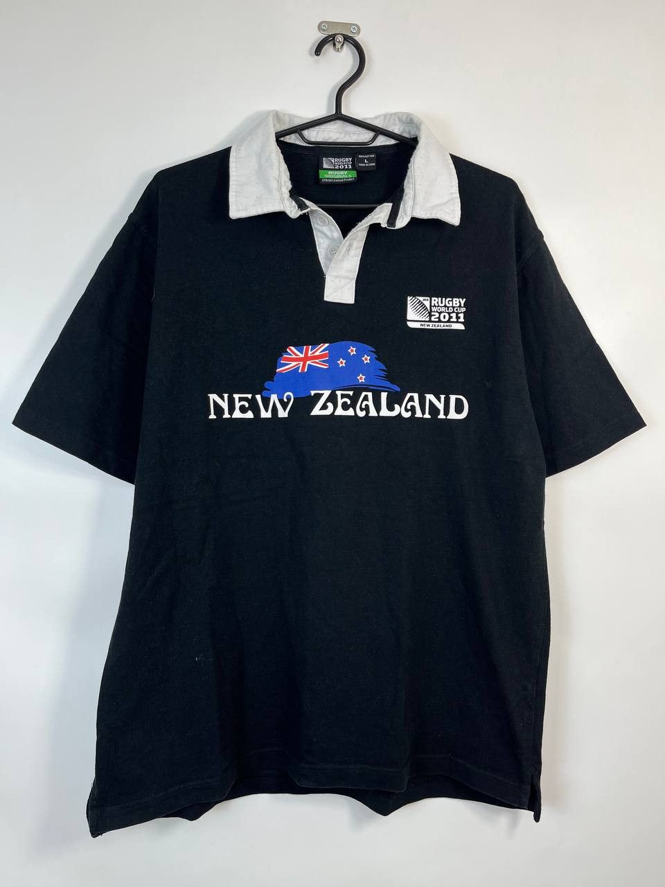 Other Rugby World Cup 2011 New Zealand Polo Shirt Rugby Size L Size US L / EU 52-54 / 3 - 1 Thumbnail