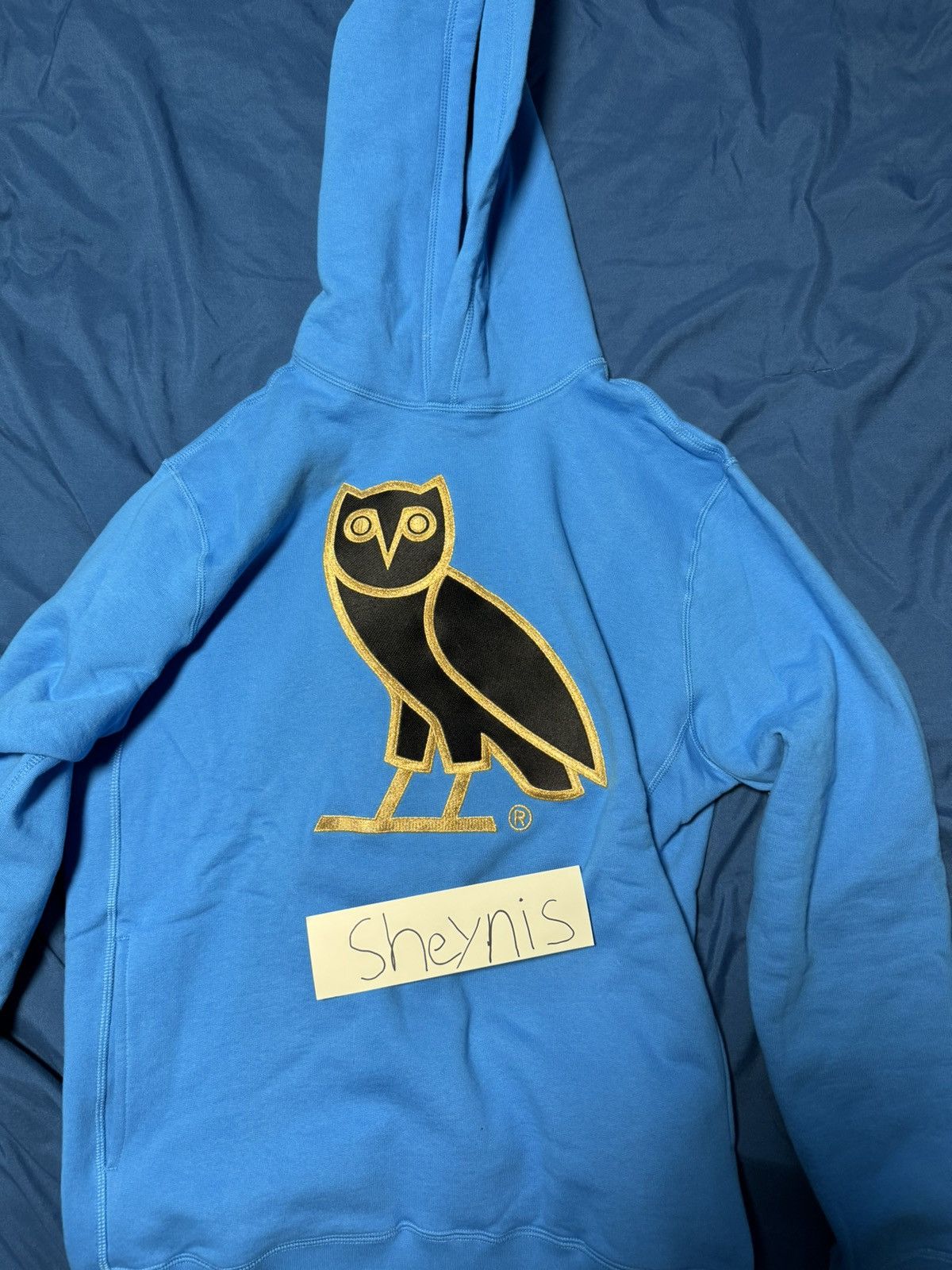 image of Octobers Very Own Laguna Blue OG Owl Hoodie, Men's (Size XL)