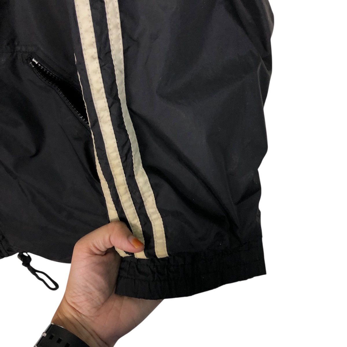 Adidas 📌Vintage Bomber Light Jacket Rich Black Adidas Size US L / EU 52-54 / 3 - 17 Thumbnail