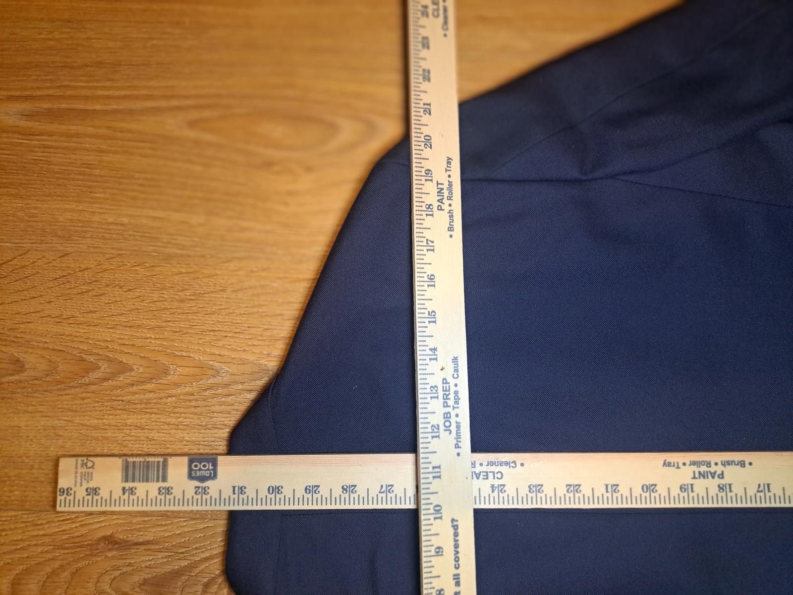 Stafford Stafford Blazer Mens 42R Navy Gold Buttons Double Vented Size 42R - 10 Thumbnail