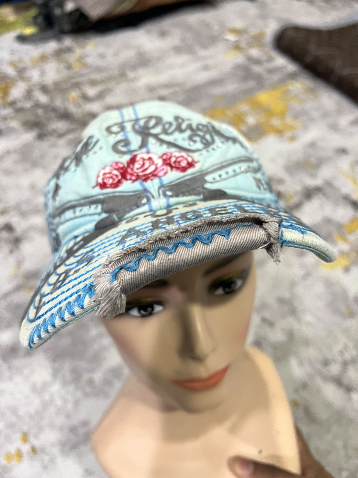 True Religion Vintage True Religion Hat Distressed - Very Style Size ONE SIZE - 3 Thumbnail