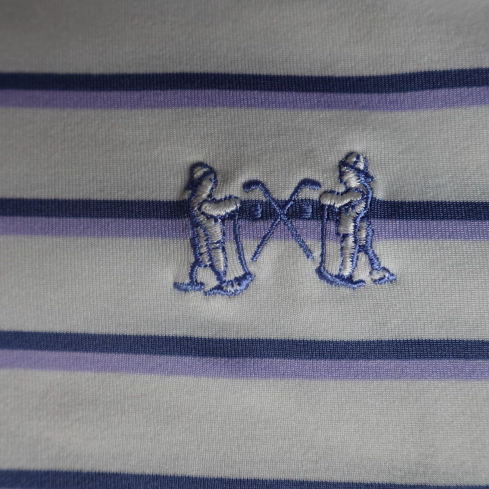 Vintage Greyson Polo Shirt Medium White Striped Embroidered National Golf Links Polo Mens M White Golf 90s? Size US M / EU 48-50 / 2 - 6 Thumbnail