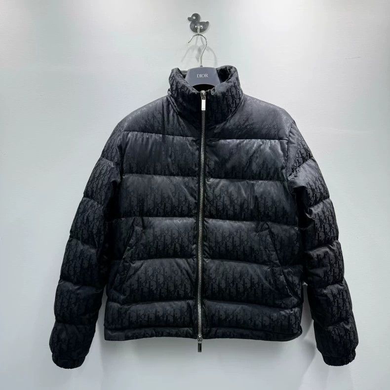 Dior Dior Classic Oblique Logo Puffer Jacket Size US XL / EU 56 / 4 - 1 Thumbnail