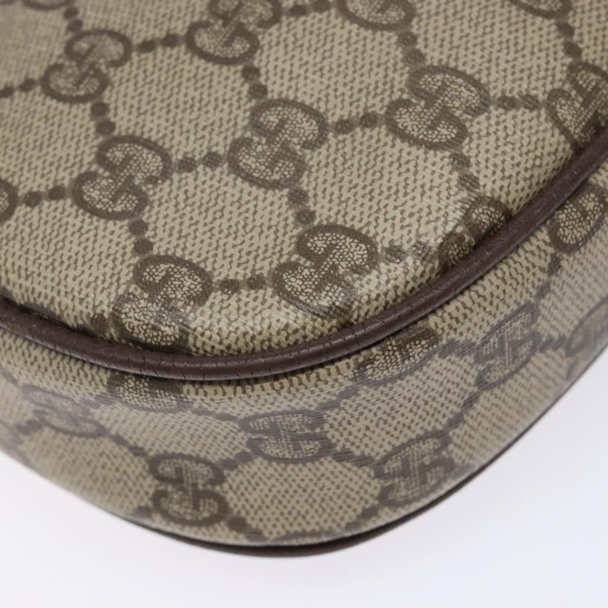 Gucci GUCCI GG Supreme Web Sherry Line Shoulder Bag Pvc Beige Gold Size ONE SIZE - 11 Thumbnail