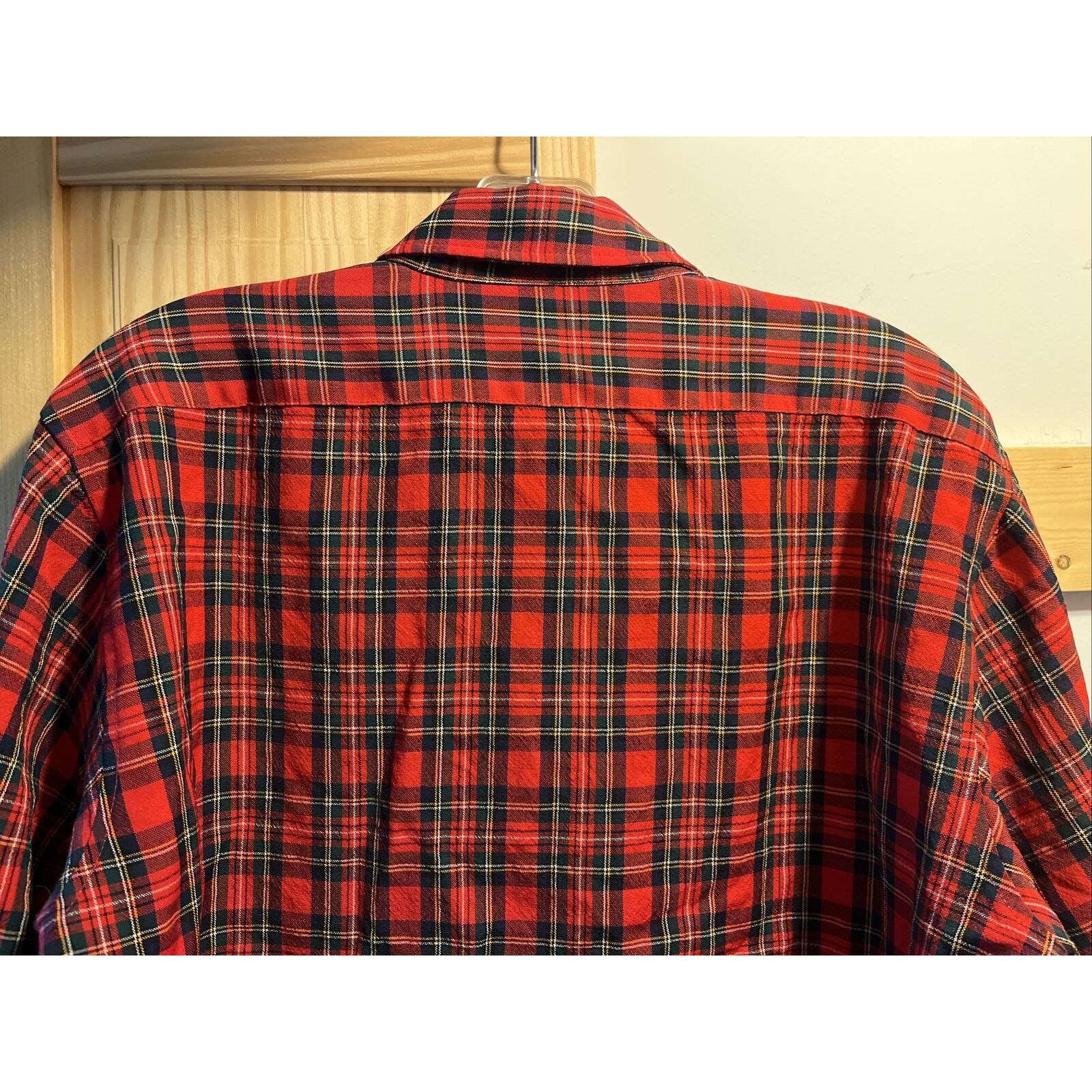 Pendleton Pendleton Men’s L Red Check Long Sleeve Button Up Wool Shirt Size US L / EU 52-54 / 3 - 11 Thumbnail