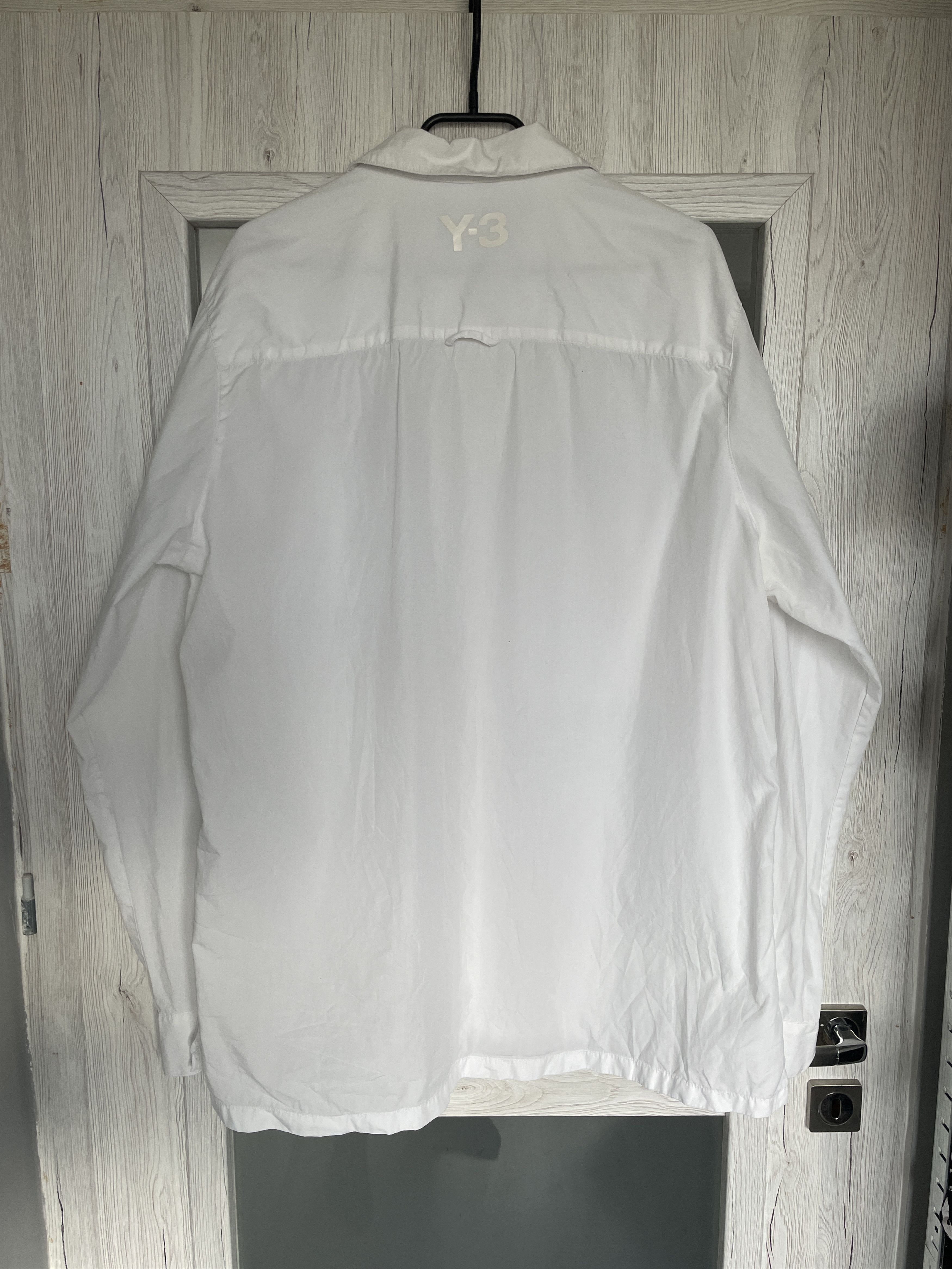 Yohji Yamamoto Y2K Y3 ADIDAS X YOHJI YAMAMOTO WHITE LONG FIT SHIRT Size US XXL / EU 58 / 5 - 2 Thumbnail