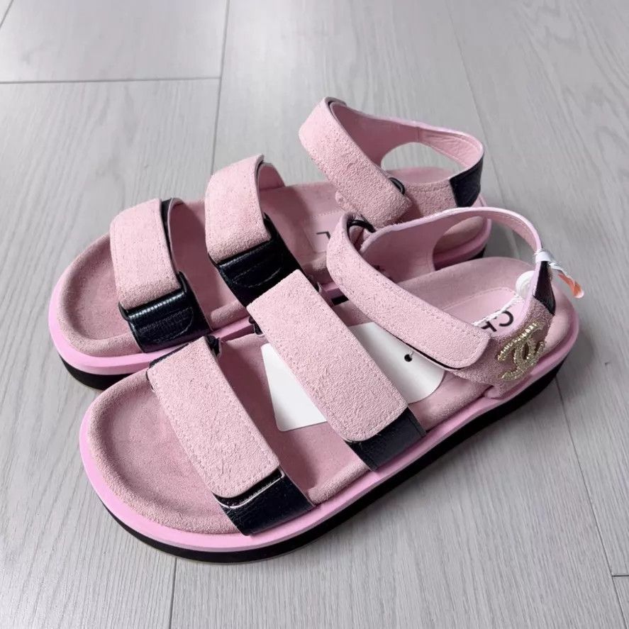Chanel Chanel Beach Sandals EU 37 Size US 6.5 / IT 36.5 - 1 Thumbnail
