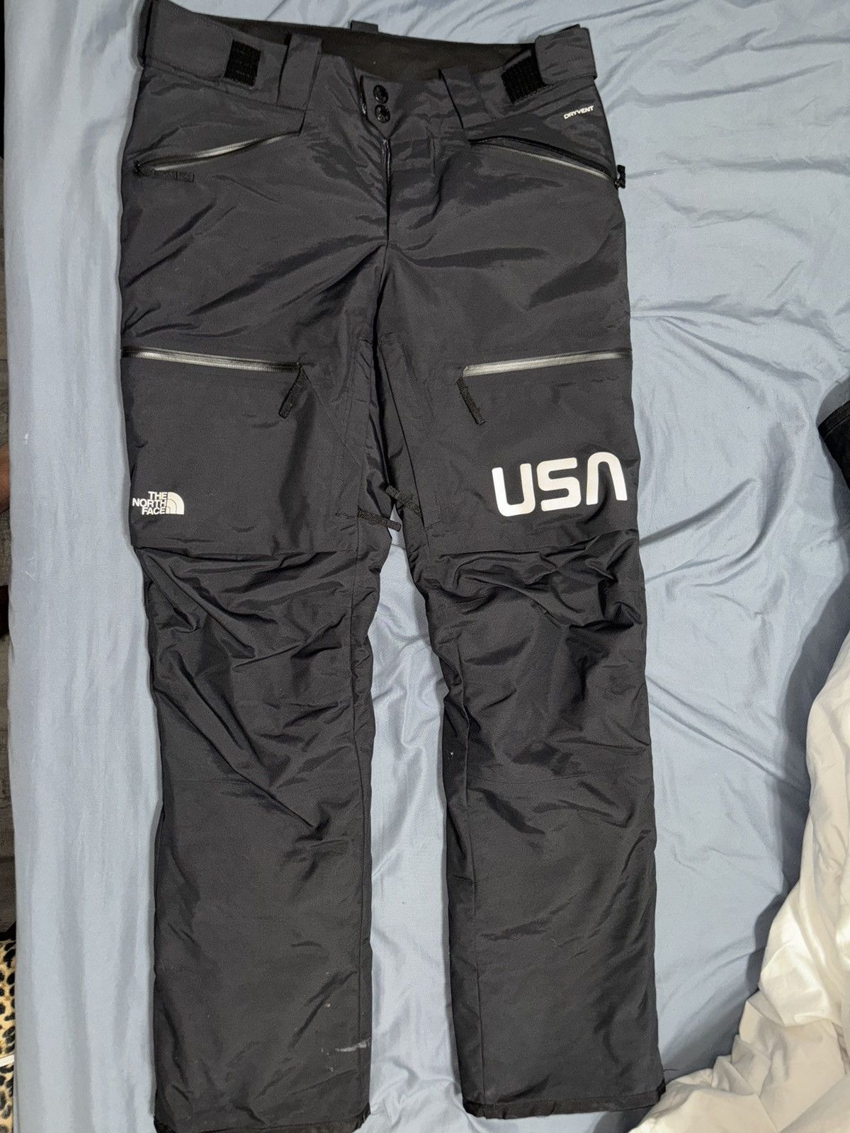 image of Ski x The North Face Woman’S Usa Olympic 2018 Northface Snow Pants in Black, Women's (Size 28)