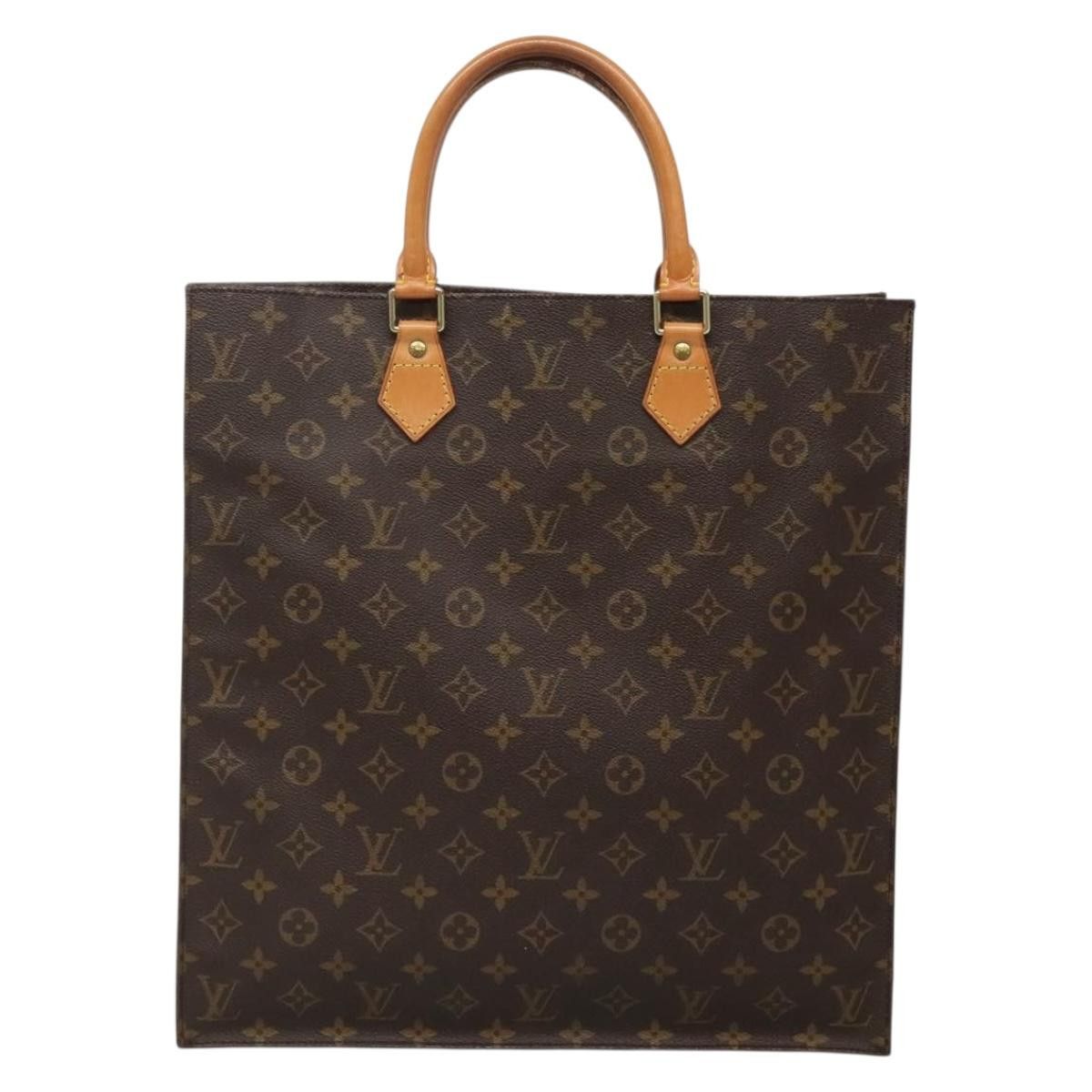 Louis Vuitton LOUIS VUITTON Monogram Sac Plat Hand Bag M51140 Size ONE SIZE - 13 Thumbnail
