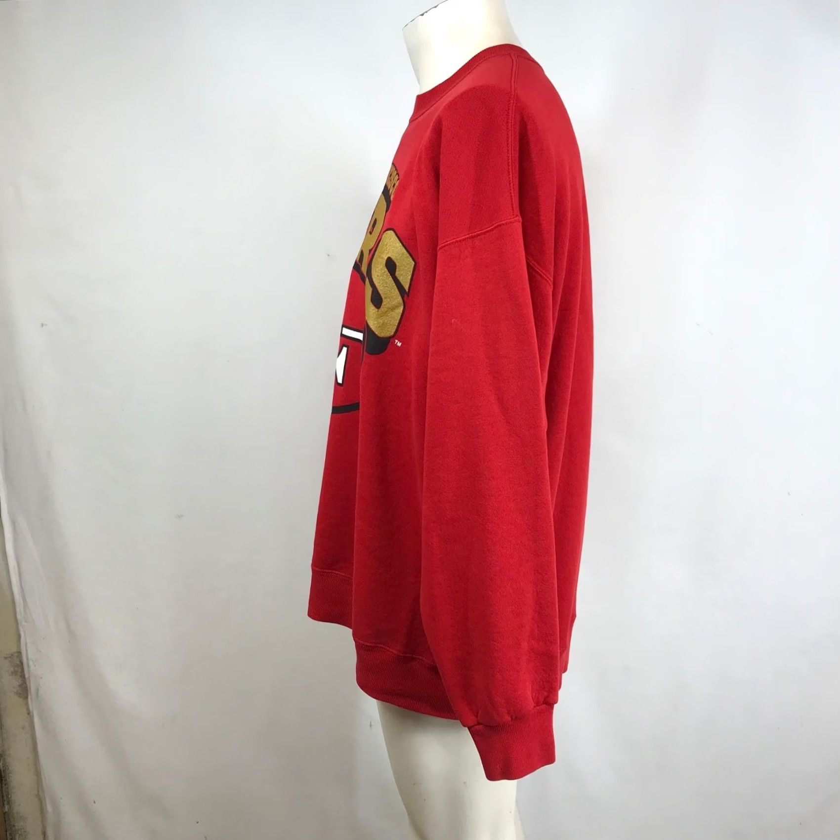 Nutmeg VINTAGE San Francisco 49ers Nutmeg Mills Red Sweatshirt XL Crew Neck Oversized Graphic Print Made in USA NFL Size US XL / EU 56 / 4 - 6 Thumbnail