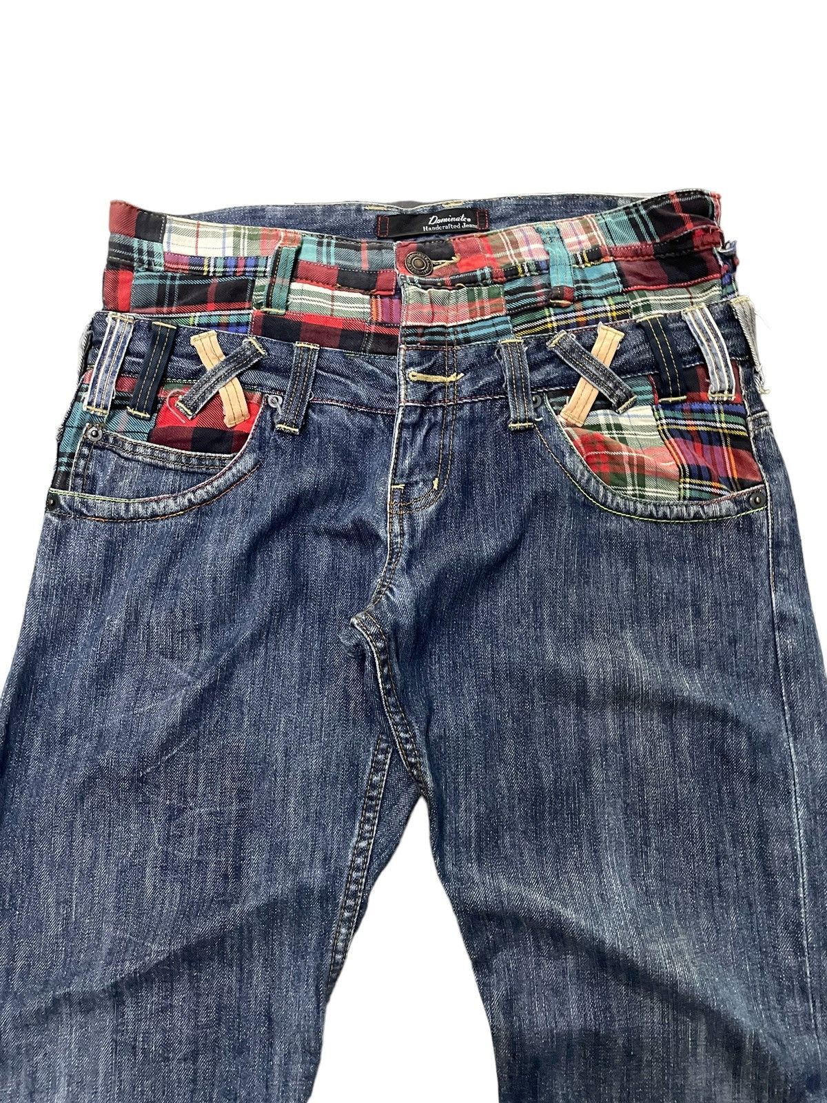 PPFM × semanticdesign Dominate Japan Double Waist Patch Work Double Lined Jeans Size US 32 / EU 48 - 8 Thumbnail