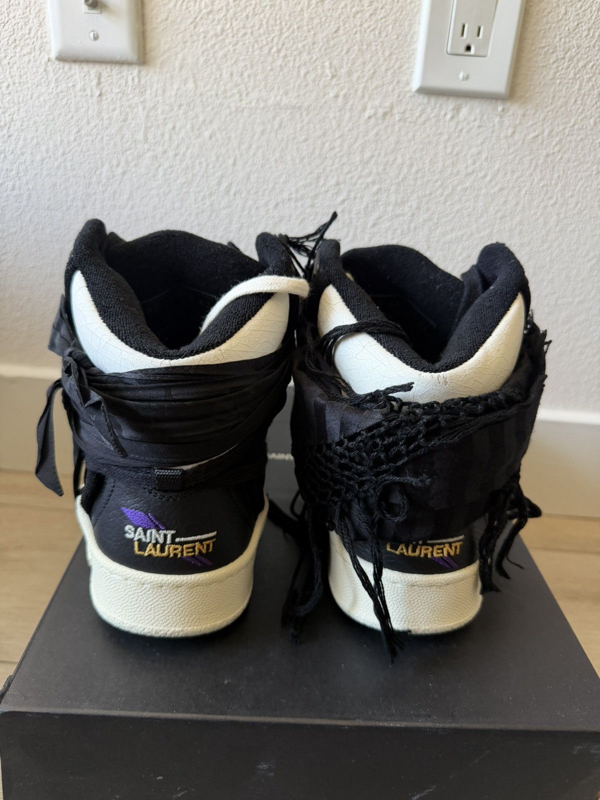 Saint Laurent Paris $2K Cure 05 Smith Hightop Sneakers 42 Size US 9 / EU 42 - 4 Thumbnail