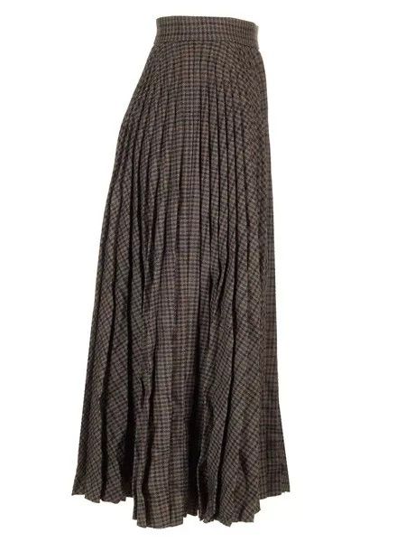 Balenciaga o1s1wg110126 Creased Pleated Skirt in Multicolor Size 25" / US 0 / IT 36 - 3 Thumbnail