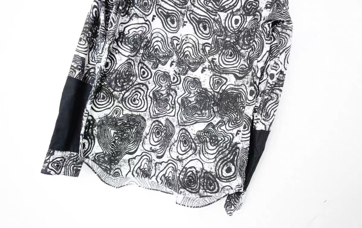 Comme des Garcons Comme des Garçons Swirl Panel Sleeve Shirt Size US M / EU 48-50 / 2 - 5 Thumbnail
