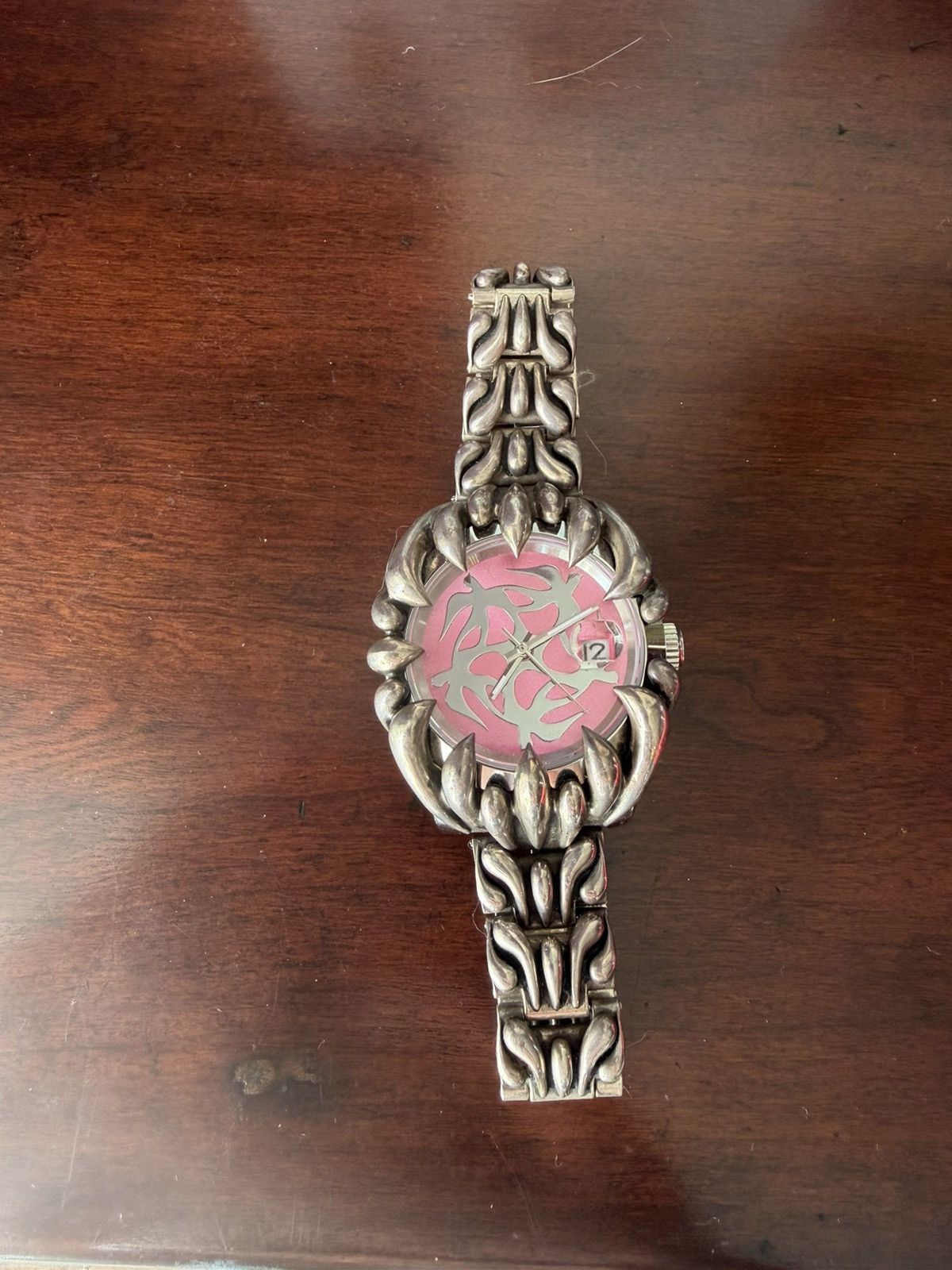 Alabaster Industries Alabaster Industries "Silver Dove" Pink Face Watch Size ONE SIZE - 2 Thumbnail