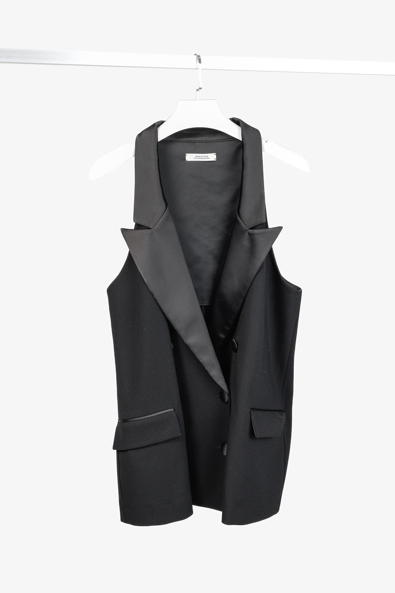 DOROTHEE SCHUMACHER Dorothee Schumacher Emotional Essence Double-Breasted Vest Size XL / US 12-14 / IT 48-50 - 1 Thumbnail